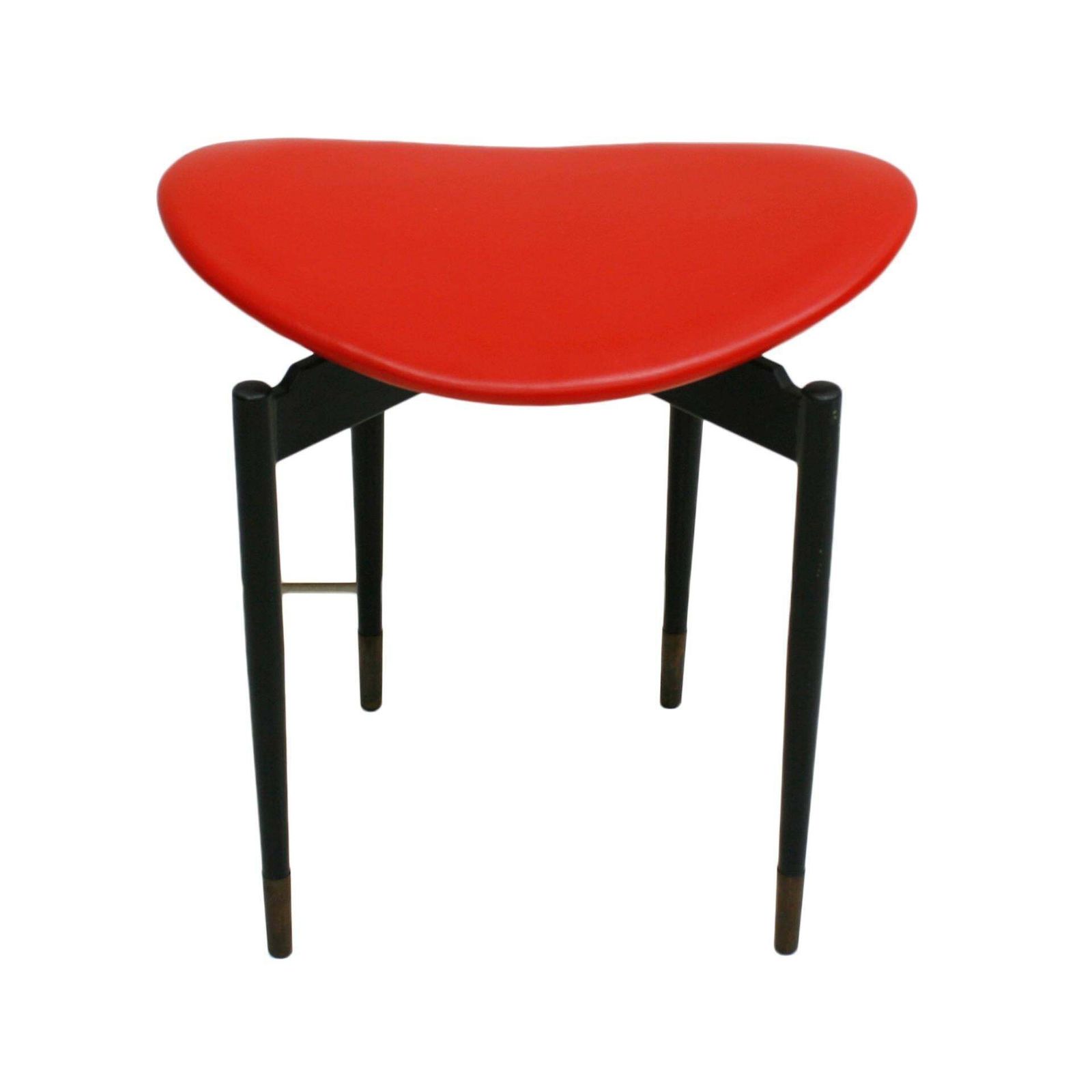 Midcentury Set Of Two "Lutrario" Stools Designed By Carlo Mollino, Italy, 1959 photo vintage