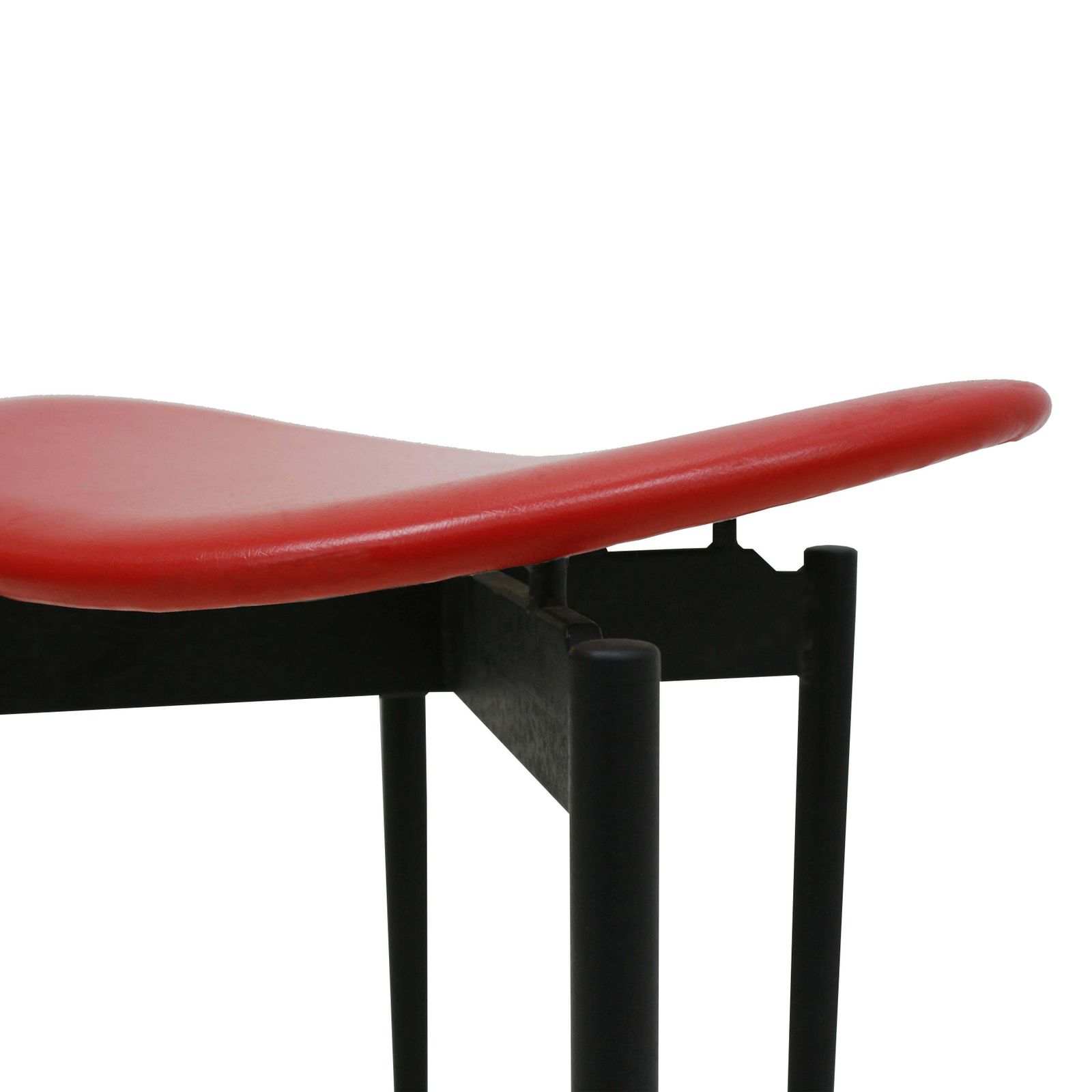 Furniture Midcentury Set Of Two "Lutrario" Stools Designed By Carlo Mollino, Italy, 1959 photo