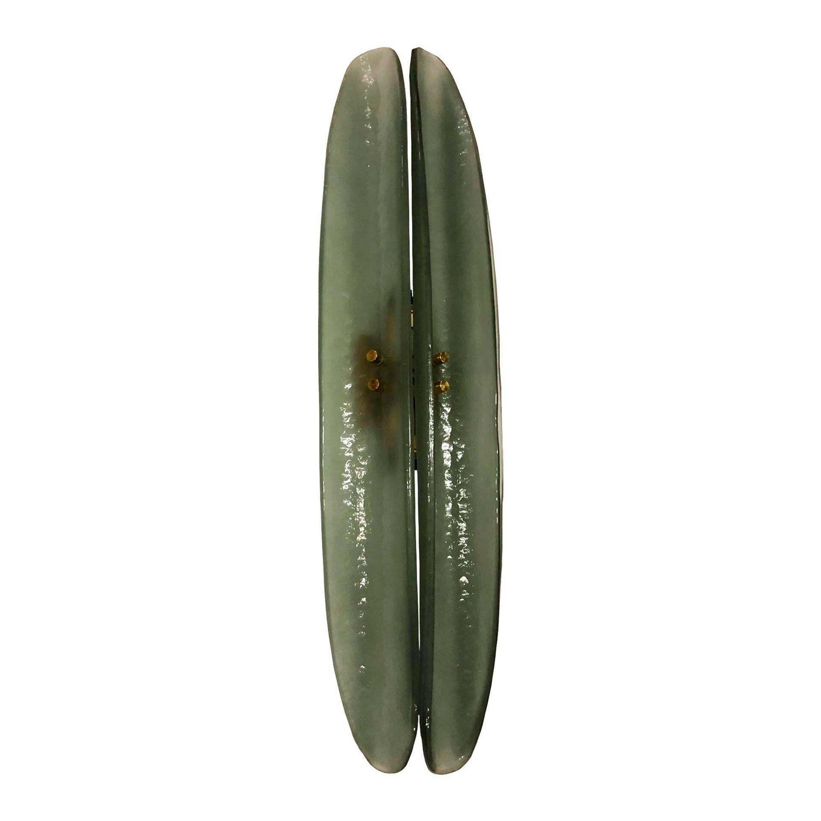 Mid Century Style Green Murano Glass Sconces, Contemporary Design, Italy Murano photo furniture
