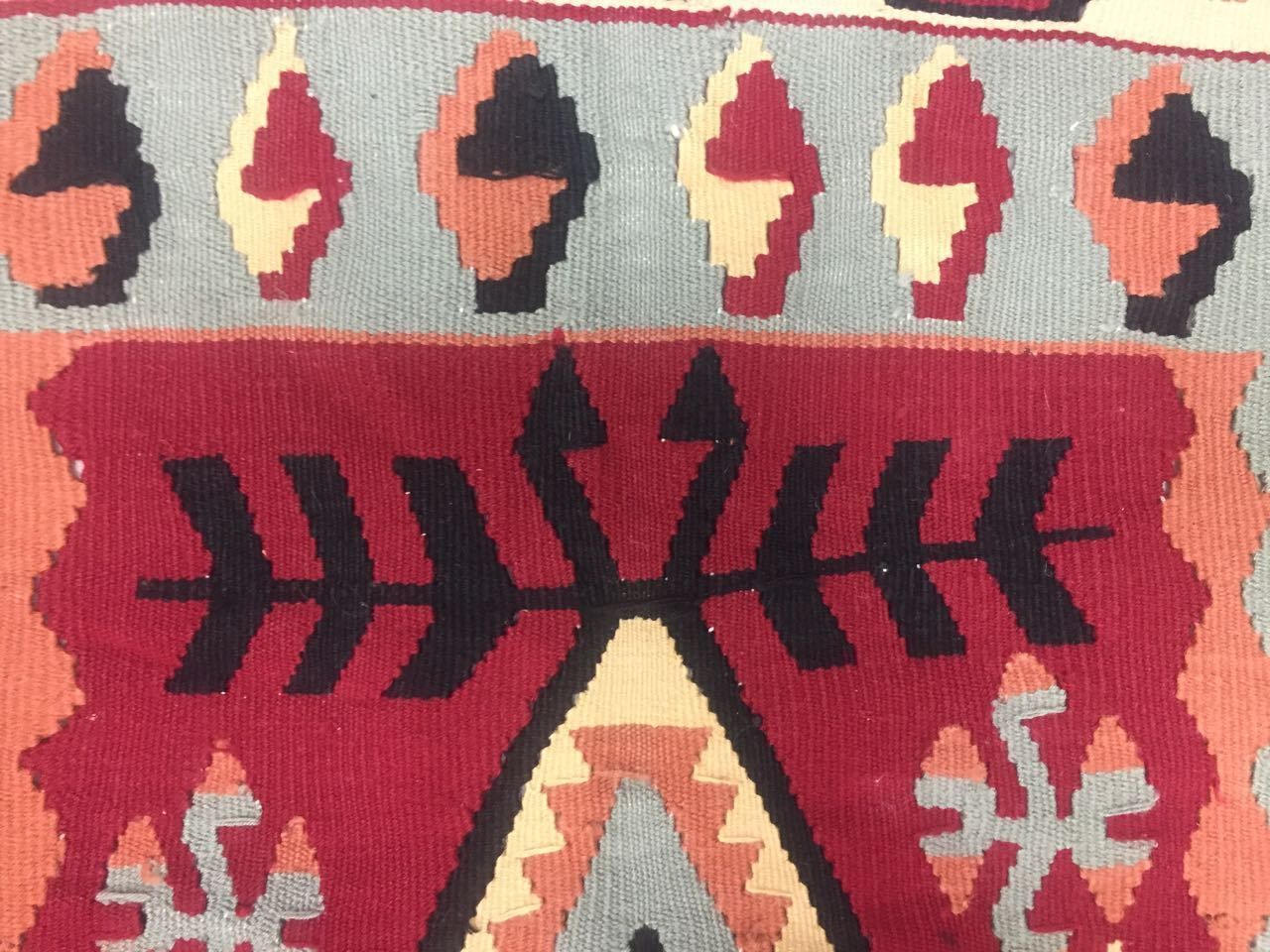 photo furniture Vintage Turkish Kilim Kelim Rug 155x93cm Shabby Wool, Country Home, Boho