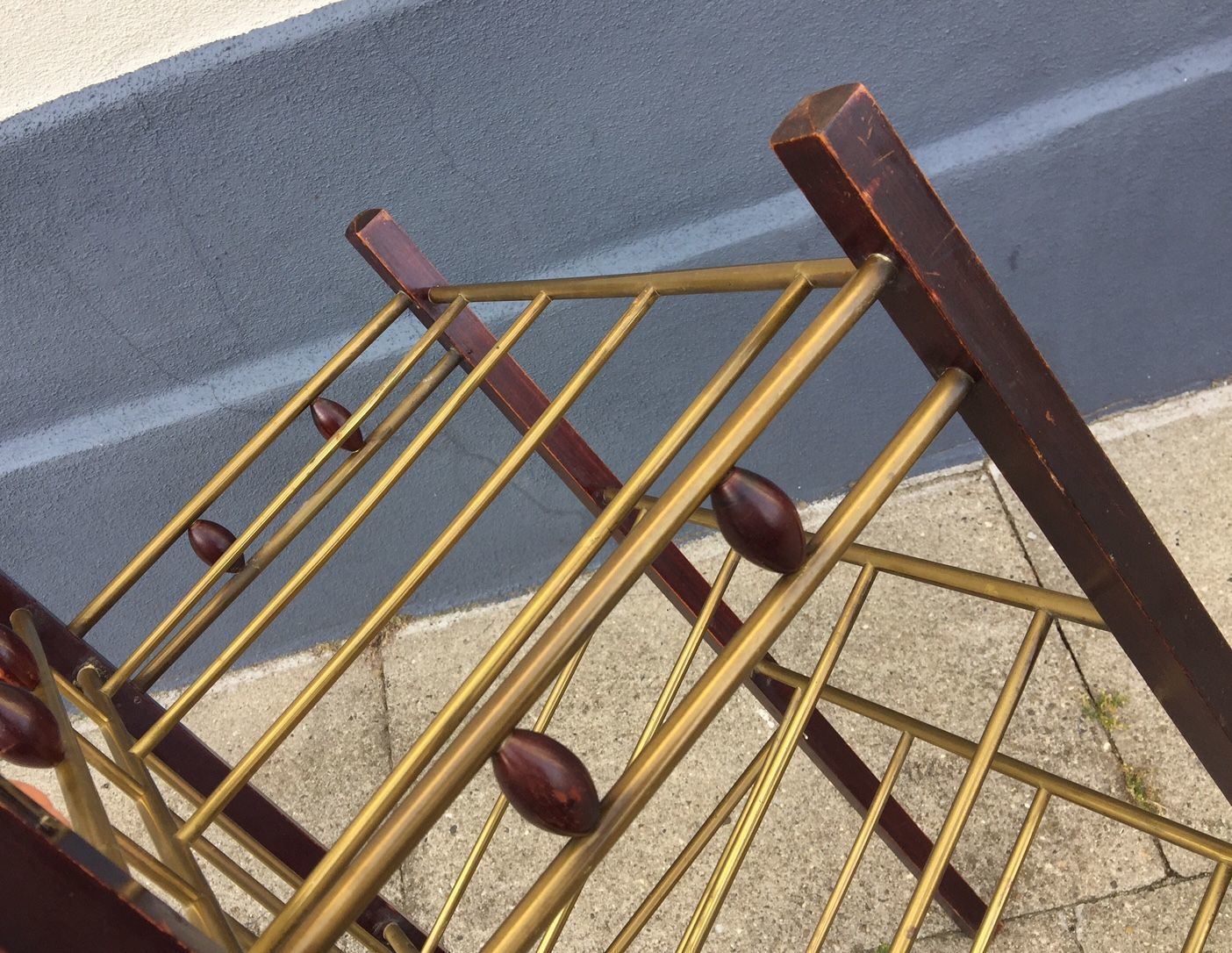 Austrian Art Deco Magazine Rack, 1920s photo vinterior