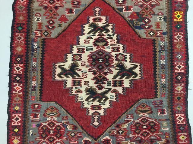 Antique Turkish Kilim Rug 147x78cm Shabby Vintage Old Wool Country Home Kelim photo buy