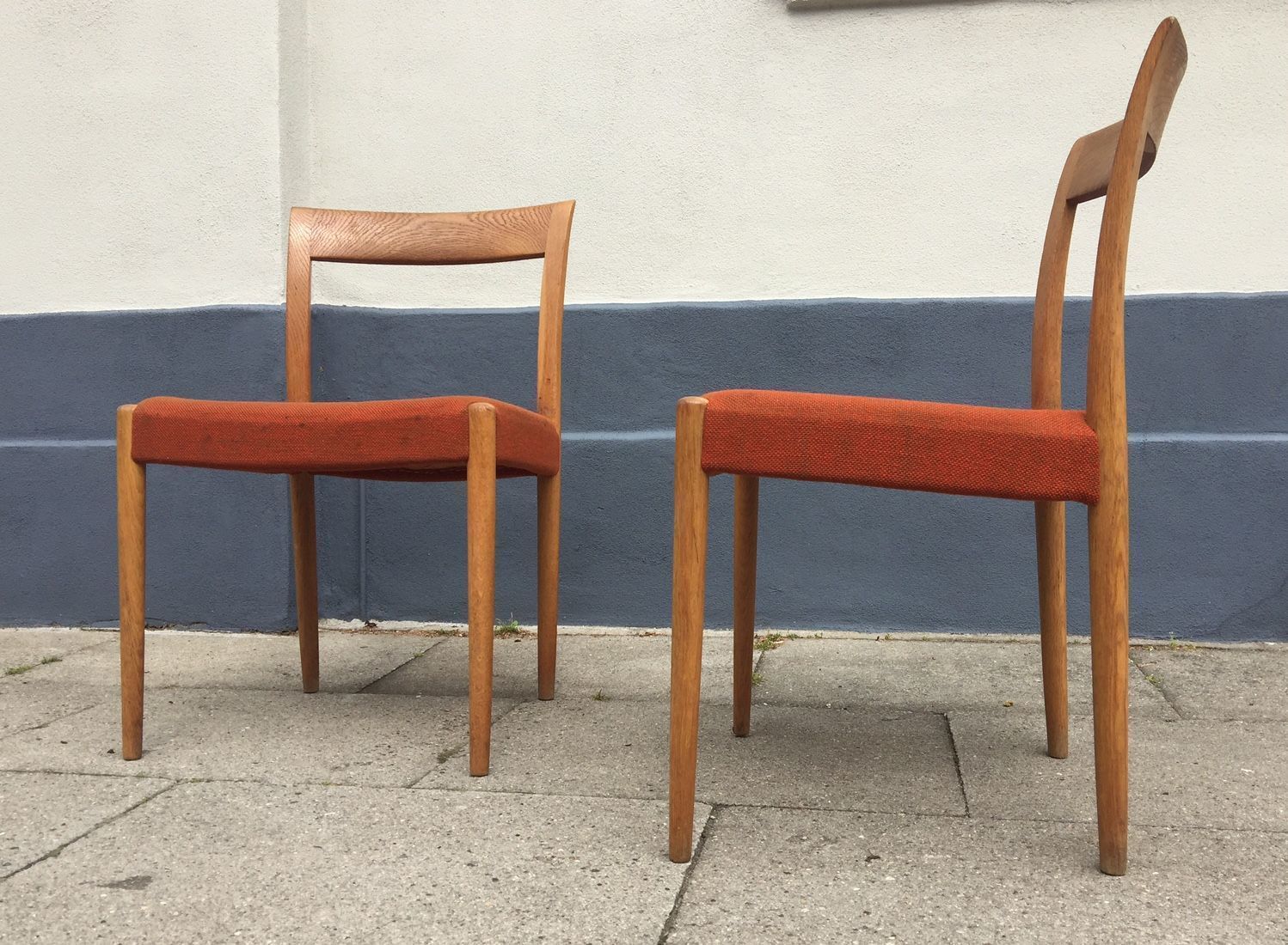 Danish Oak Side Chairs By Søren Willadsen, 1960s, Set Of 2 photo for sale