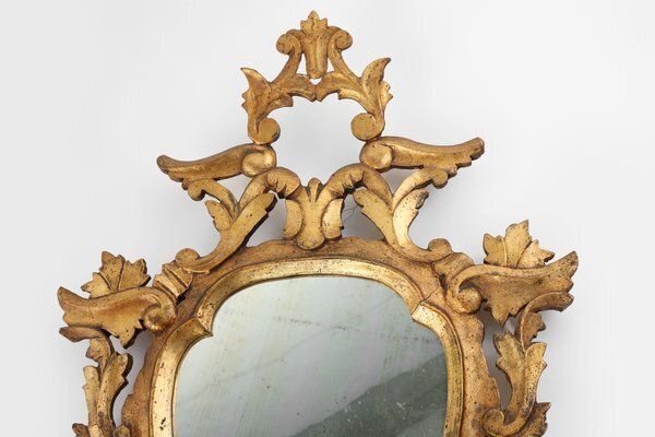 Rococo Venetian Giltwood Mirrors, Italy, 1850s, Set Of 2 photo furniture