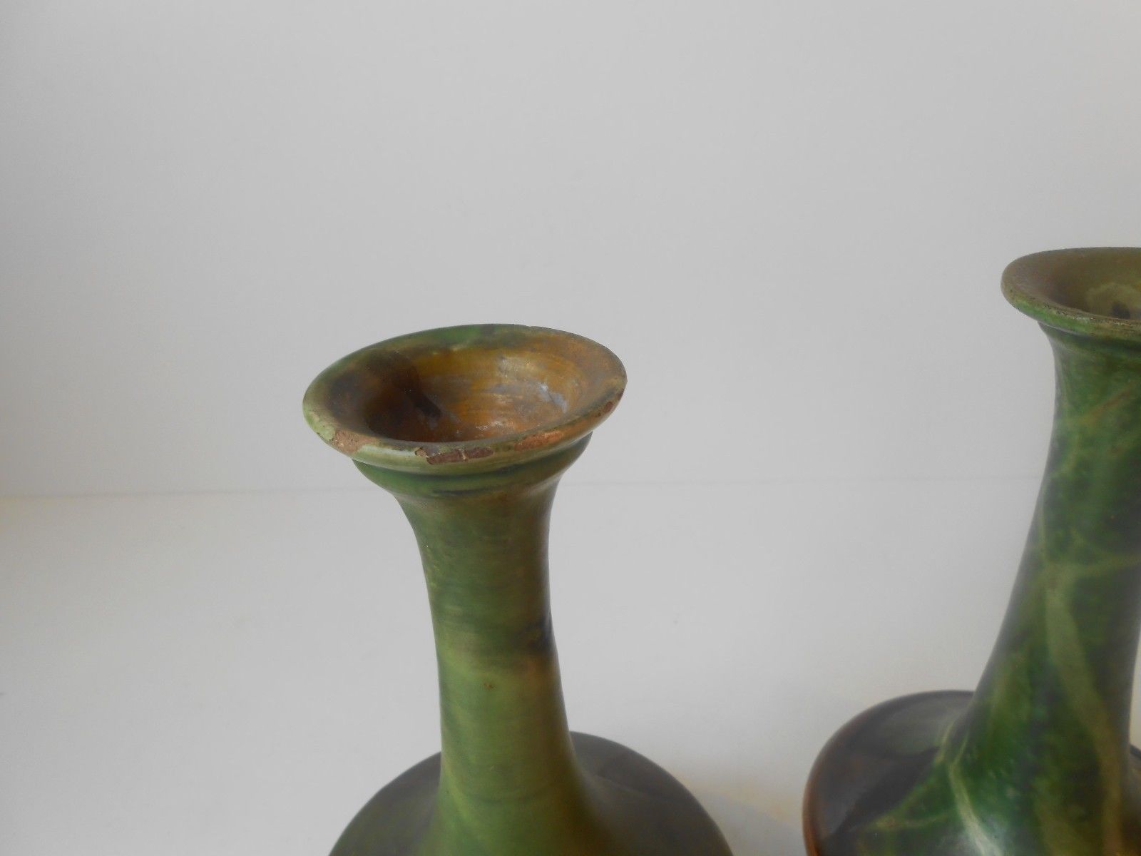 Danish Polychrome Pottery Vases By Hermann August Kähler, 1920s, Set Of 2 photo buy