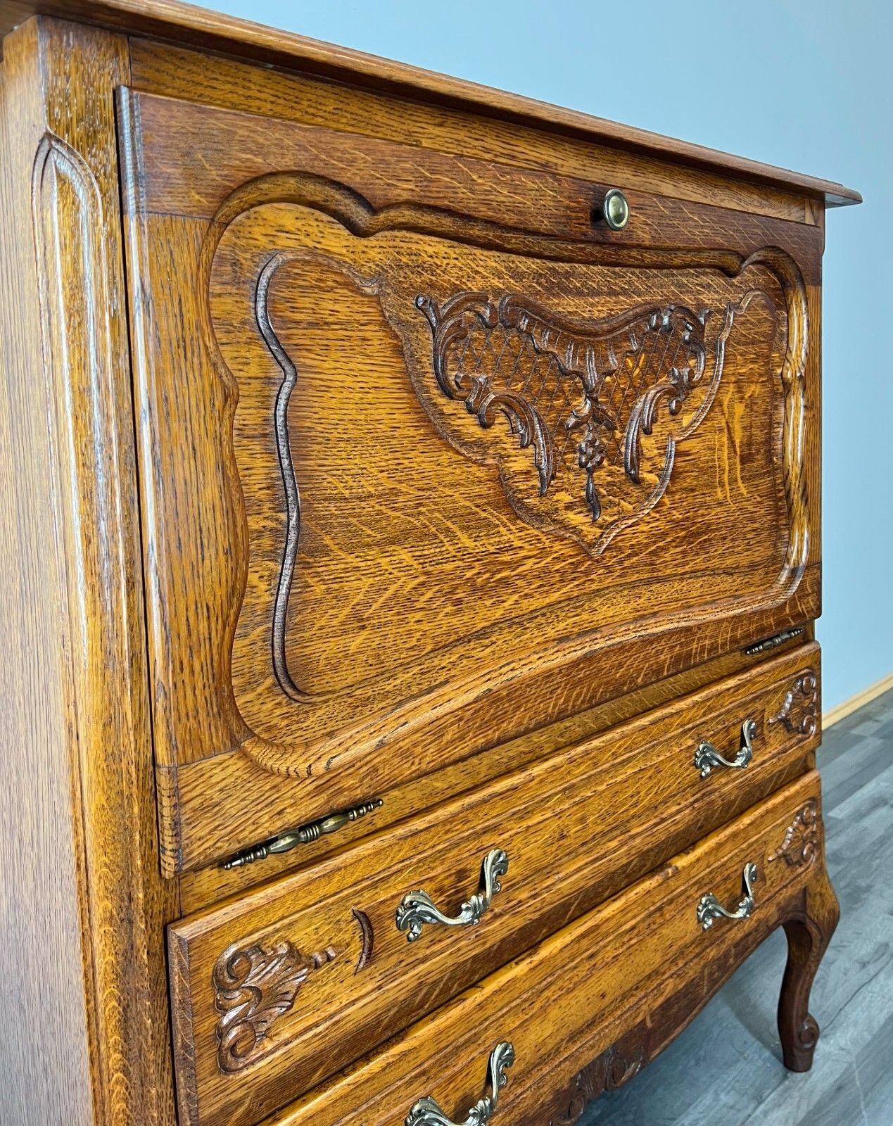 Cabinet Amazing Vintage French Louis XIV Sideboard  Cupboard Lot 3756 photo buy