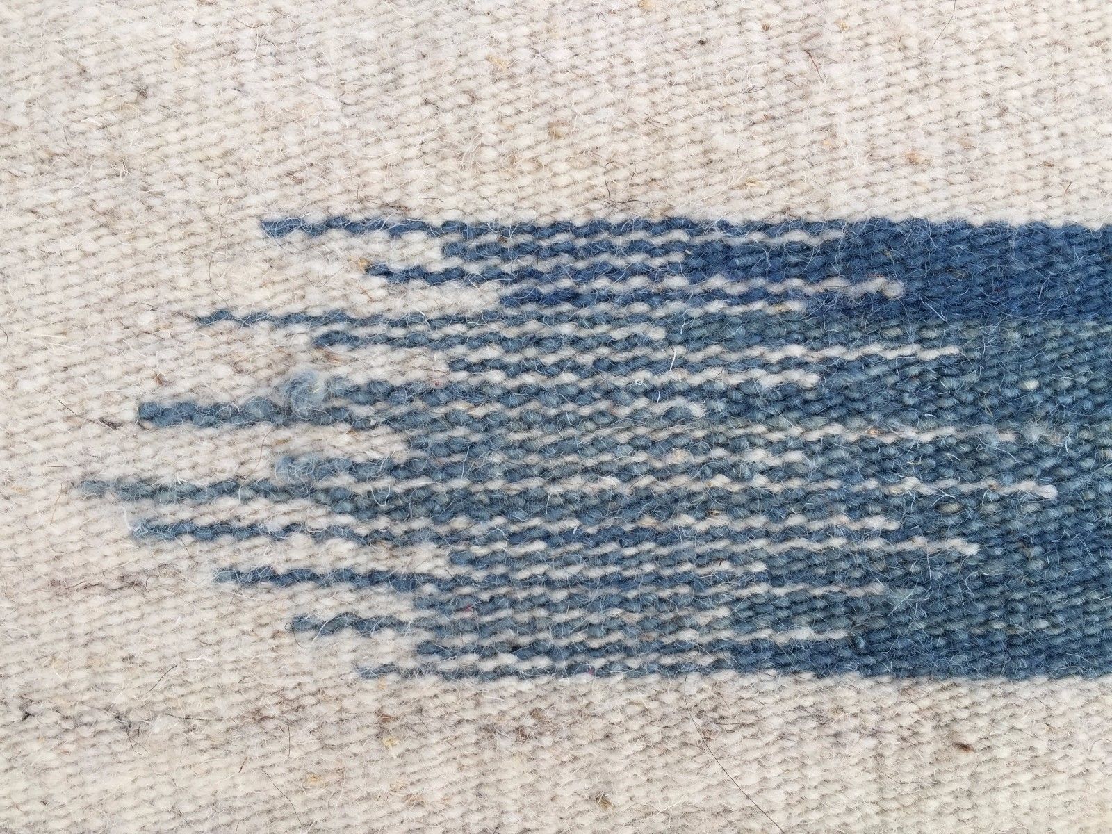 Kilim Rug 196x122cm Shabby Modern Wool Country Home Decor Kelim Turkish photo Textiles