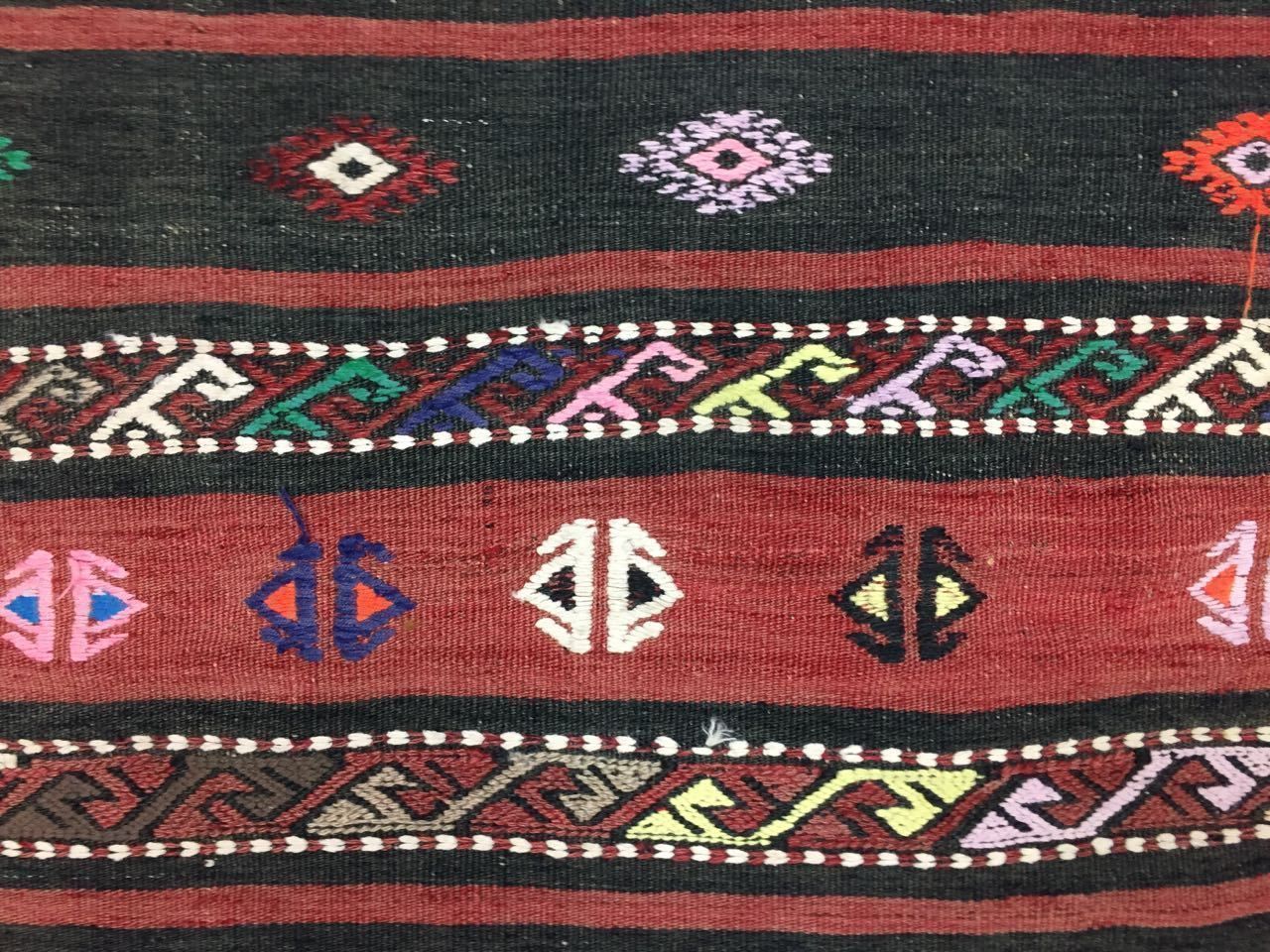Vintage Turkish Moroccan Kilim Rug 168x121cm Kelim Shabby Chic Old Wool photo buy