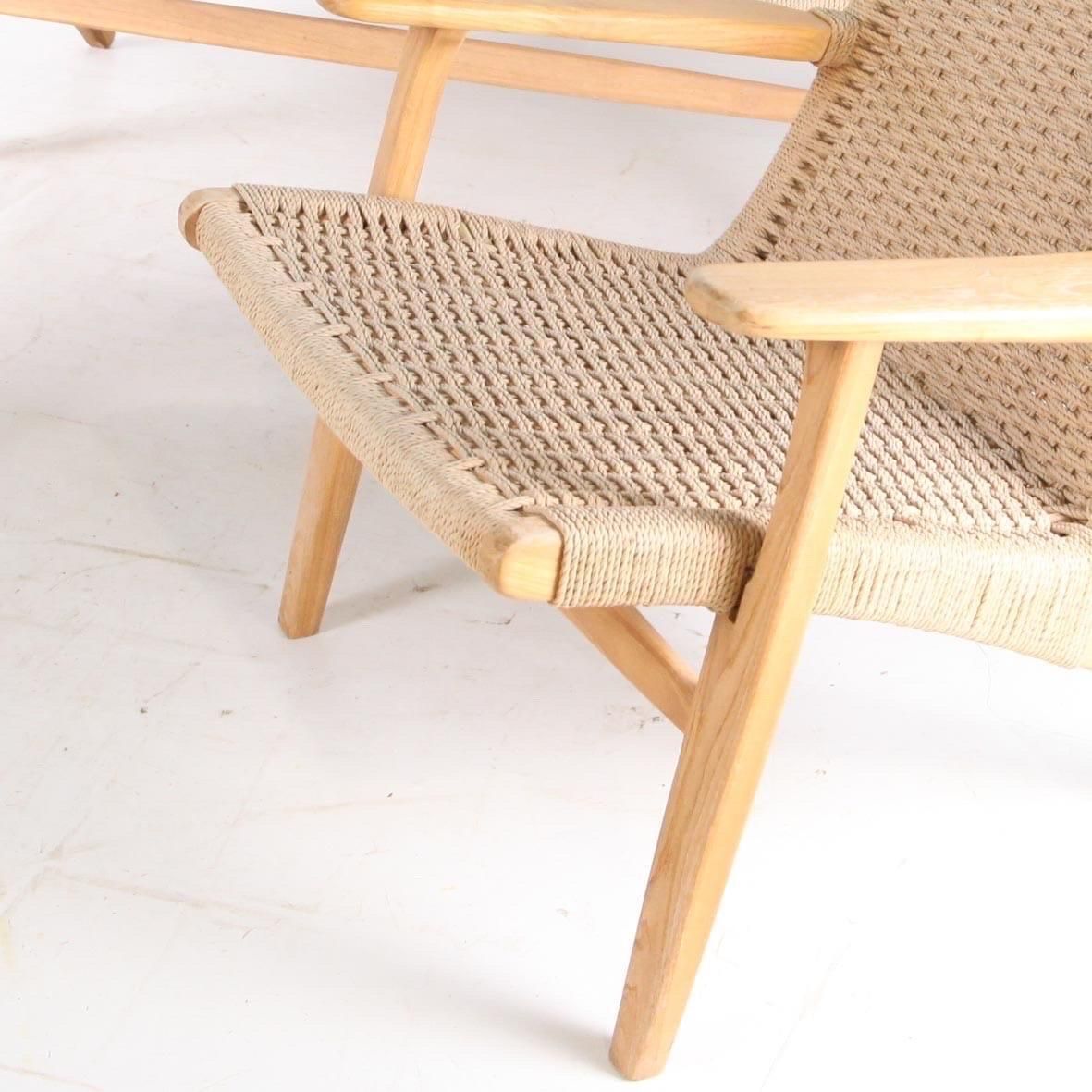 Braided Rope And Wood Lounge Set photo buy