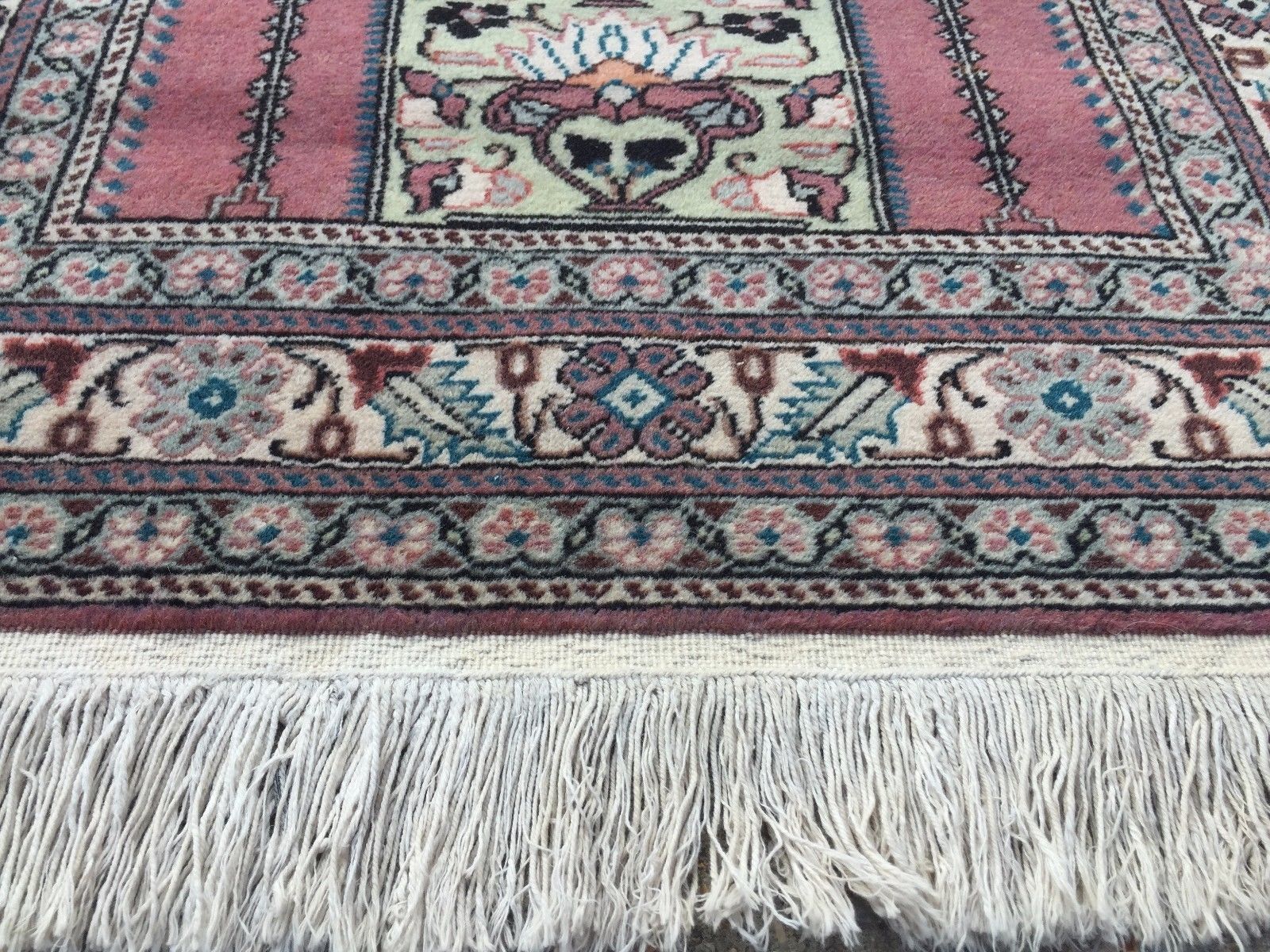 Old Turkish Rug 150x91cm Wool Hand Knotted Country Home Tribal Boho Vintage Uk photo Textiles