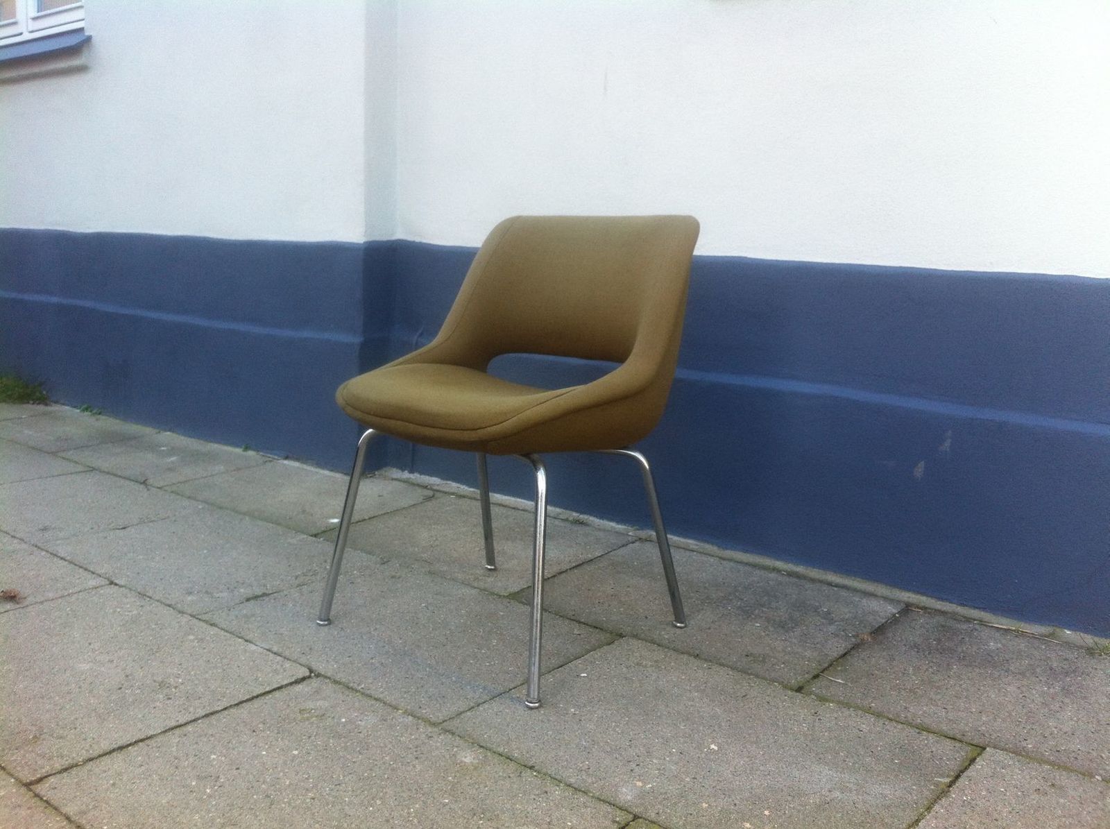 Mid Century Olive Green Kilta Side Chair By Olli Mannemaa For Martela Oy photo furniture