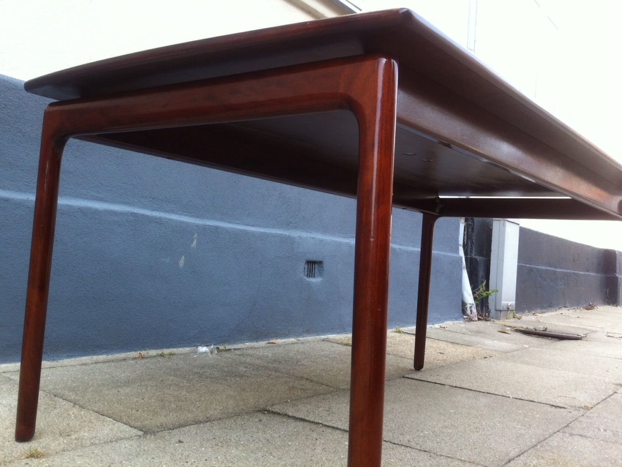 Danish Mahogony Coffee Table With Floating Top By Ole Wanscher For P. Jeppesen, 1960s photo furniture