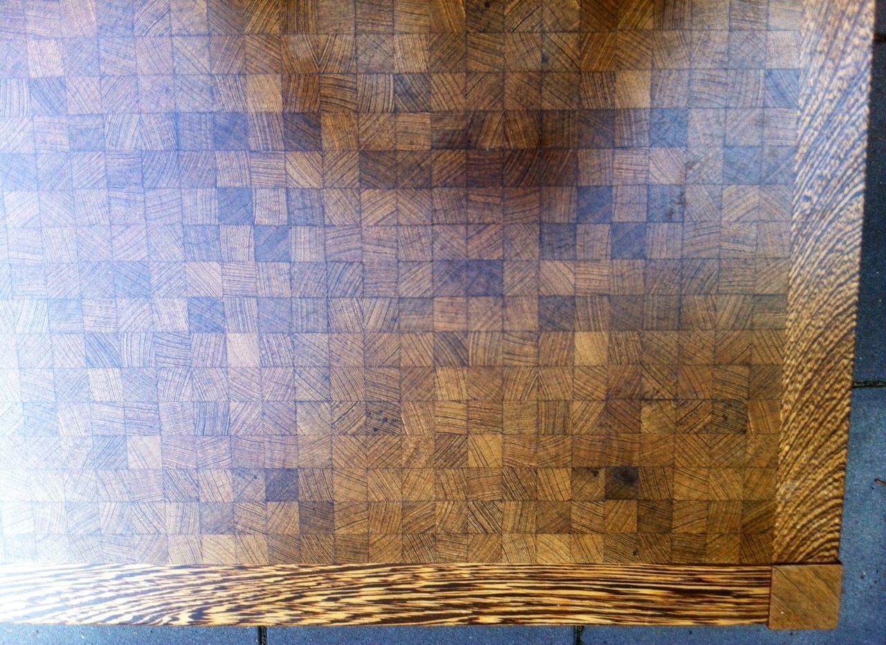 Checkered Wengé, Oak & Mahogany Coffee Table By Gorm Lindum For Tranekær Furniture, 1970s photo furniture