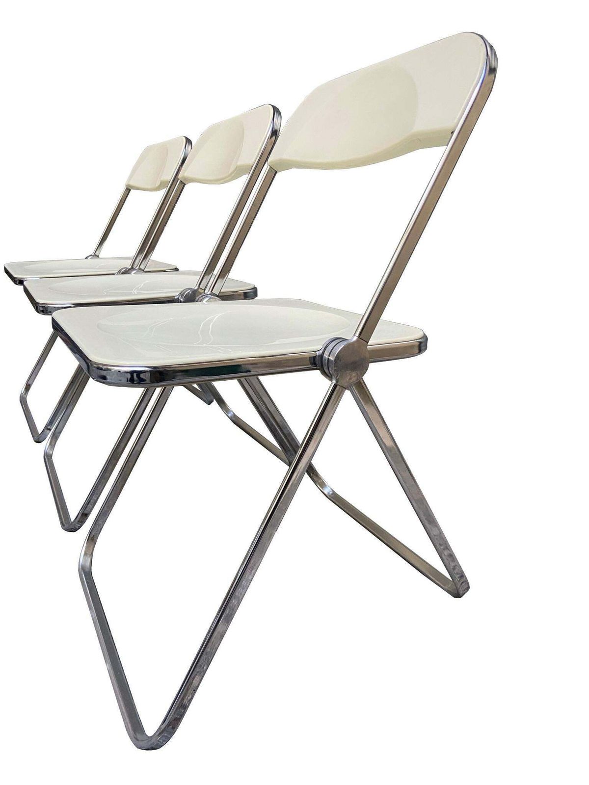 Giancarlo Piretti For Castelli 'Plia' Chair, Italy photo for sale