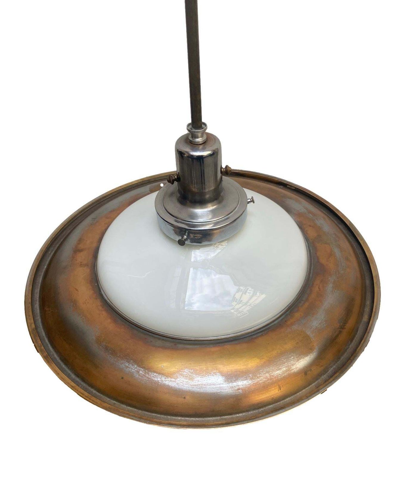 Gino Sarfatti Attributed Rare Chandelier, Italy, 1950s photo Lighting