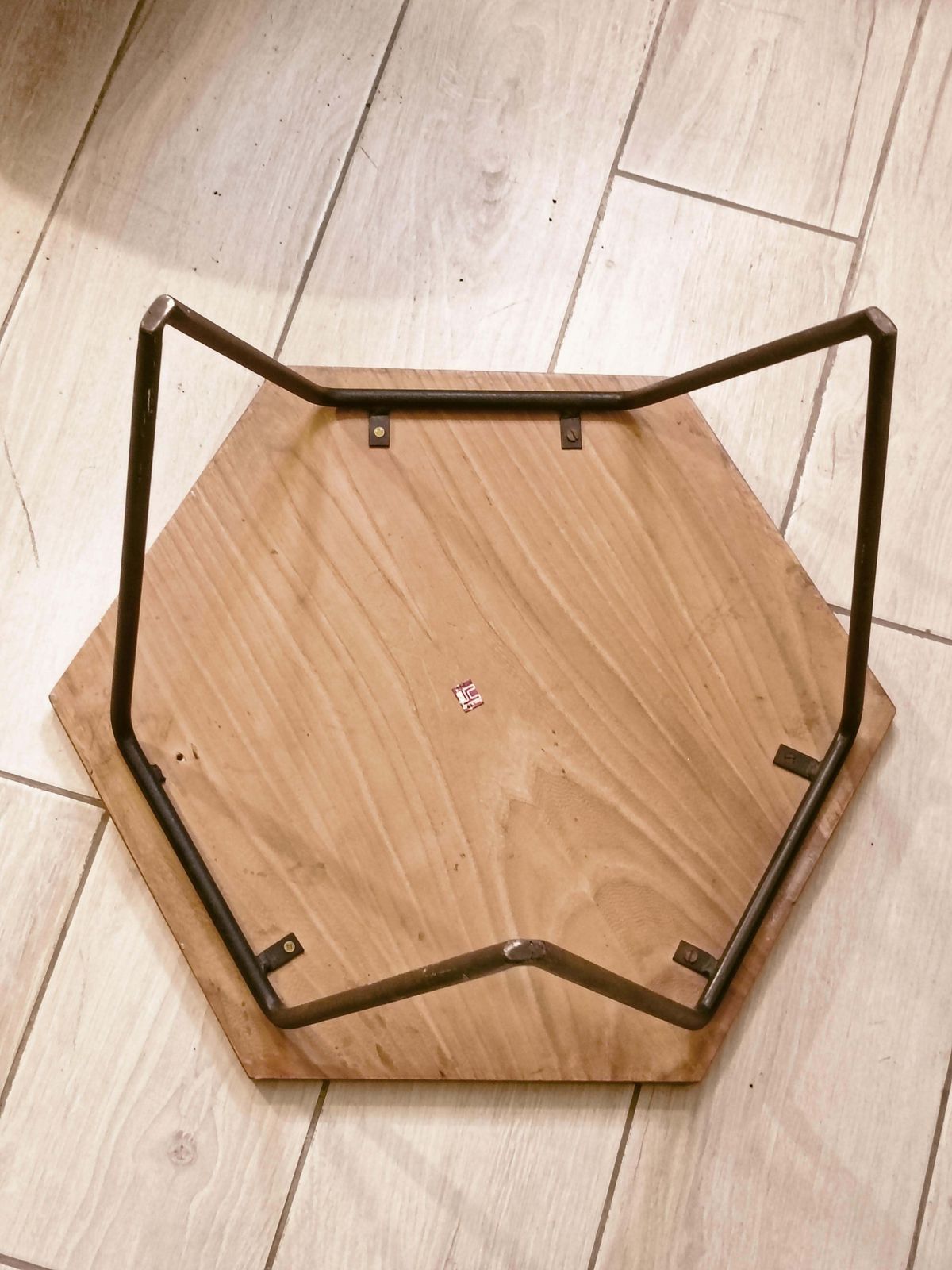 Gio Ponti For Isa Bergamo Hexagonal Coffee Table, Italy 1950s photo for sale