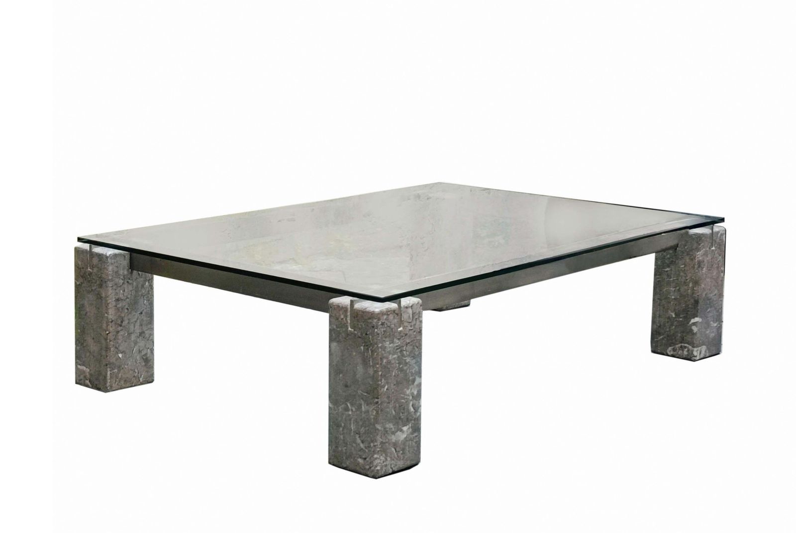 Renato Polidori For Skipper "Faraone" Coffee Table In Mondragone Marble, Italy 1980s photo furniture