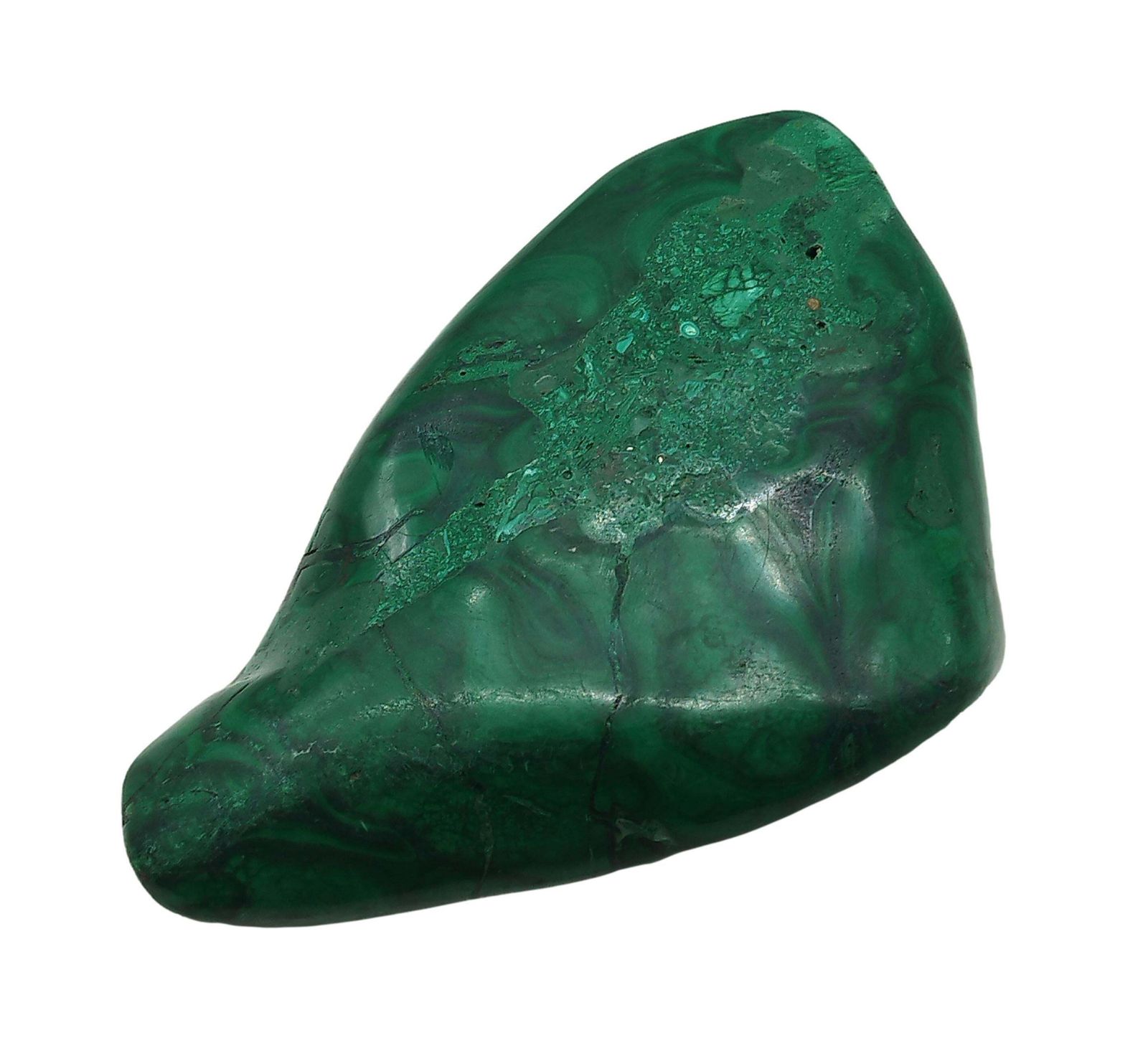 Natural Malachite Dish Bowl Or Ashtray, Italy 1970s photo Home Decor