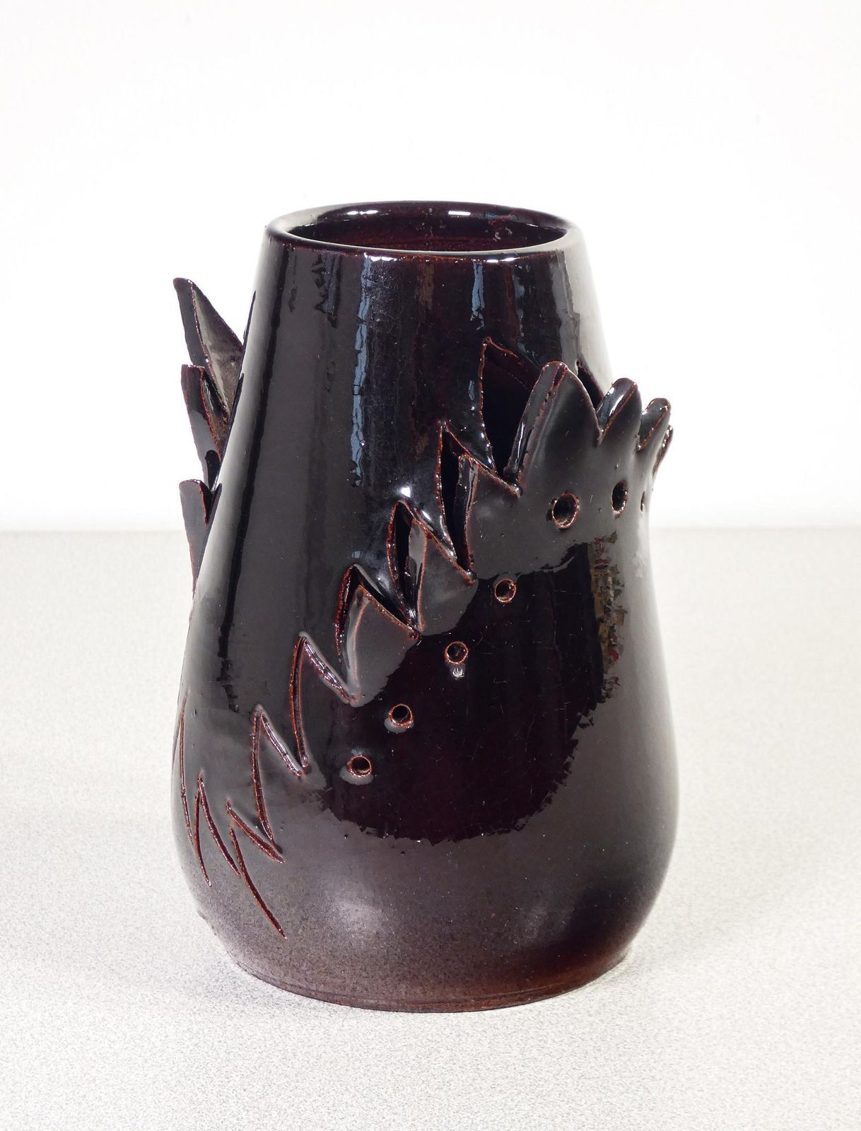 Ceramic Vase, Design Marco Silombria For G.M.A. 1903. Italy, 1996 photo 588.0