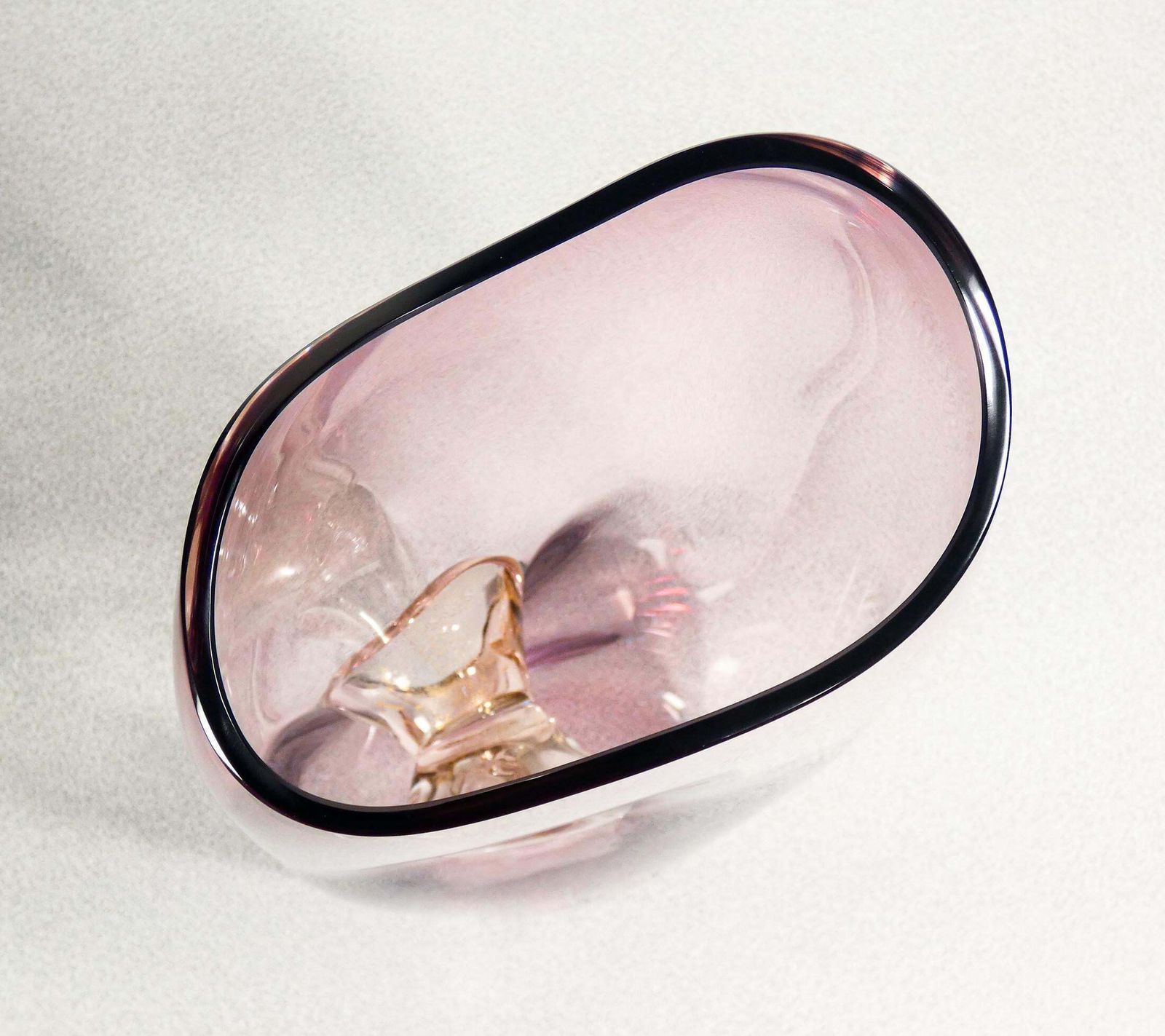 Home Decor Blown Glass Vase, Design Gino Cenedese & Maurizio Albarelli. Murano, 1960s photo