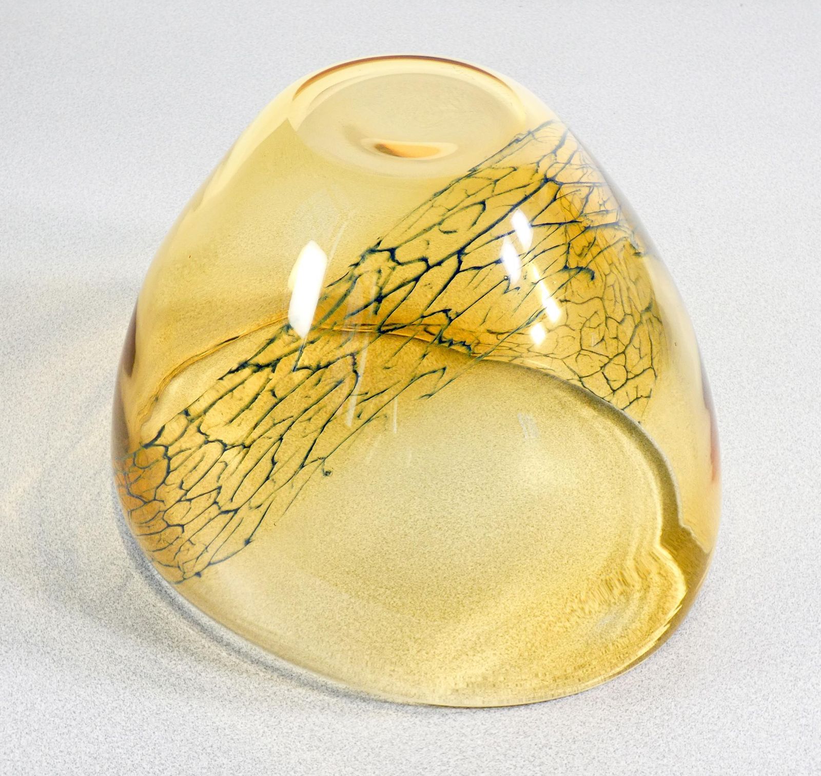 Home Decor Large Vase, Cup Signed Seguso Vetri D'arte In Blown Glass. Anni 60 photo