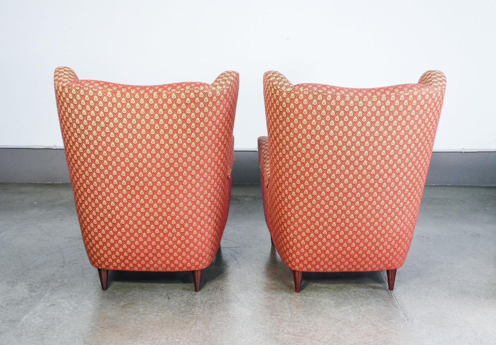 photo for sale Pair Of Armchairs In The Style Of Giò Ponti. Italy, 1940s