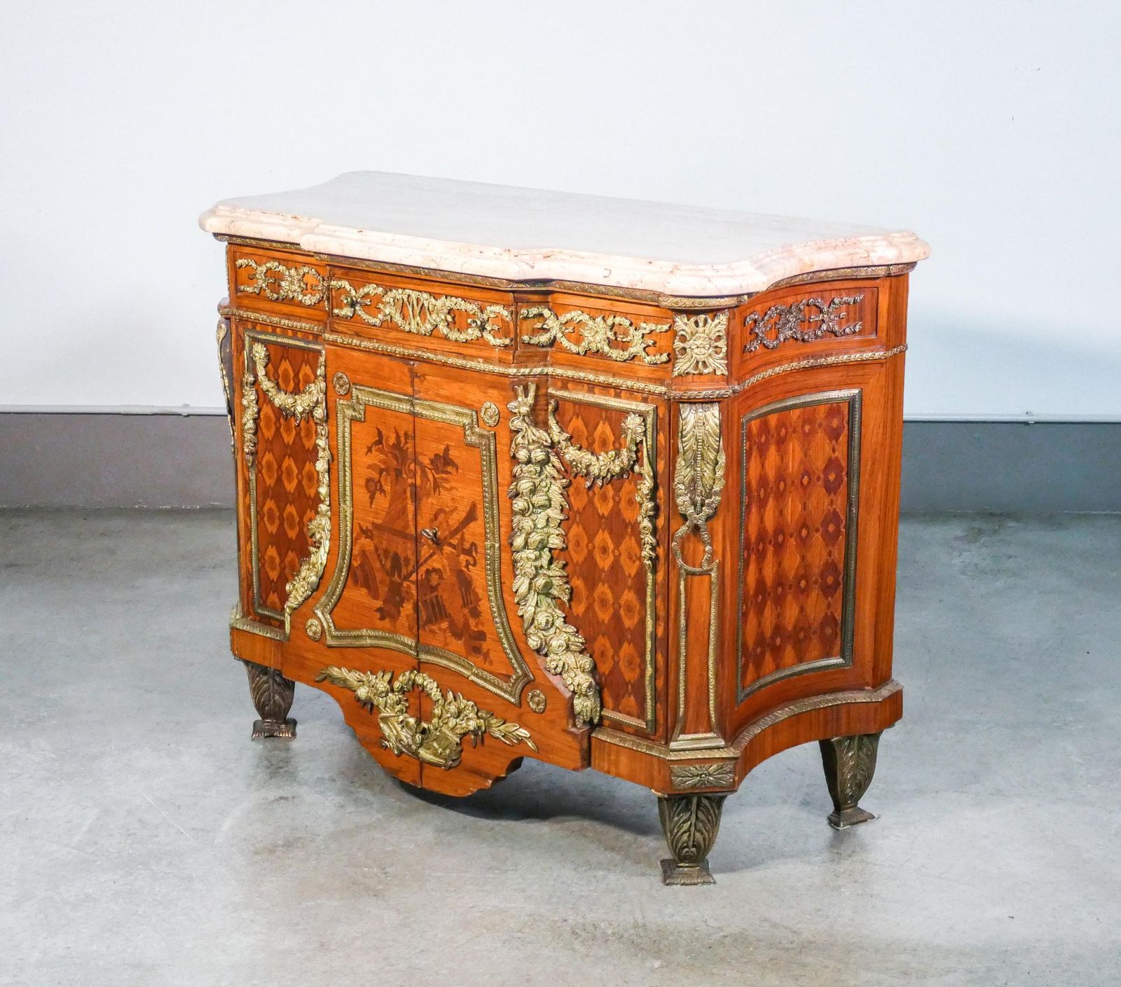 Commode In Louis XV Style, Original Model By Jean Riesner. Early 20th C photo furniture