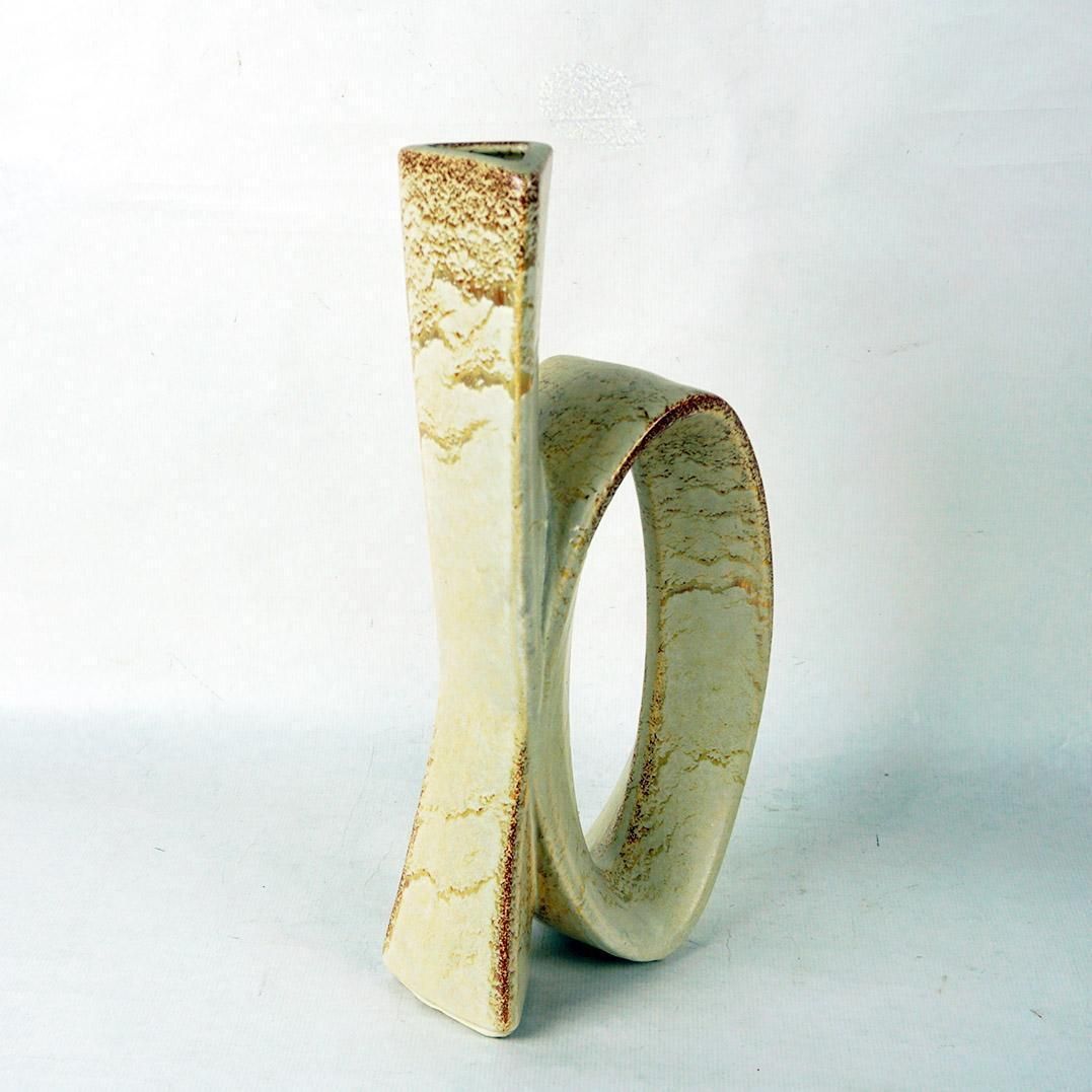 Italian Midcentury Ceramic Vase By Roberto Rigon For Bertoncello photo furniture