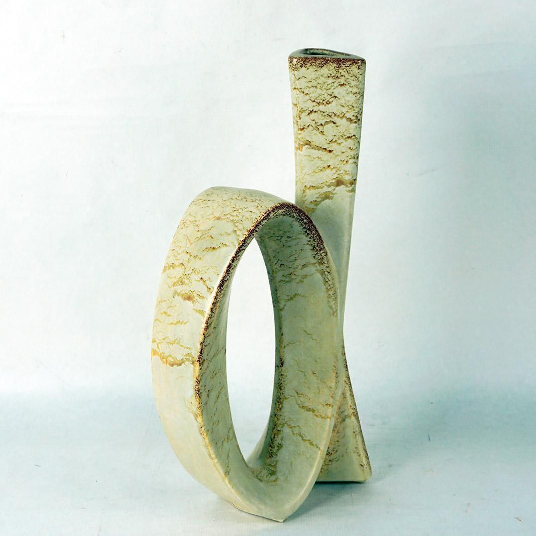 Italian Midcentury Ceramic Vase By Roberto Rigon For Bertoncello photo vinterior