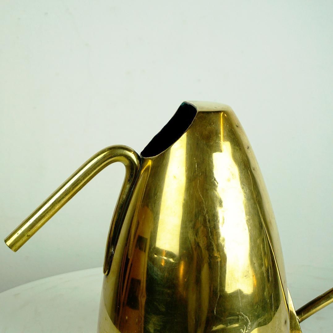 Austrian Midcentury Brass Watering Can By Carl Auböck photo vintage