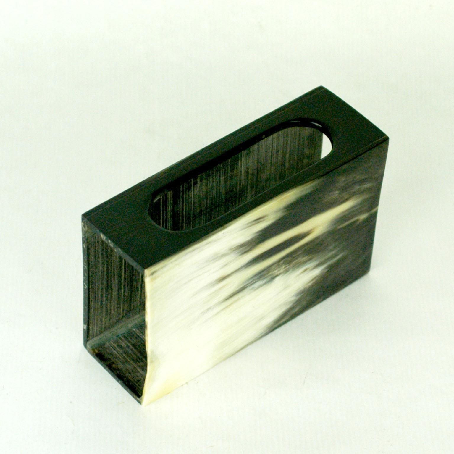 Austrian Midcentury Horn Matchbox Holder By Carl Auböck photo for sale