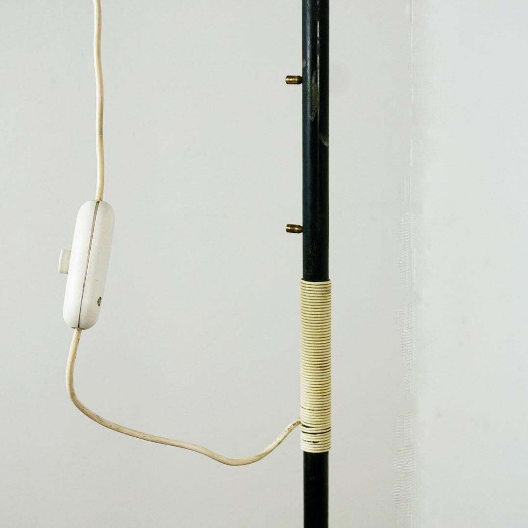 Austrian Midcentury Brass Floor Lamp Mod. 2097 Pelikan By J.T. Kalmar photo Lighting