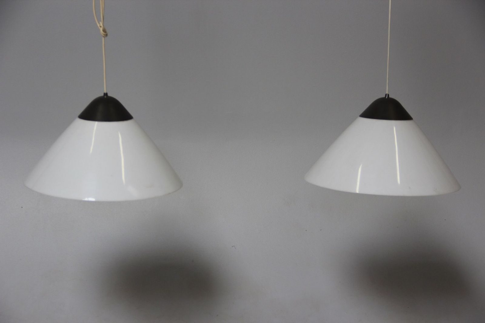 Opala Midi Pendant Lamps By Hans J. Wegner For Louis Poulsen, 1970s, Set Of 2