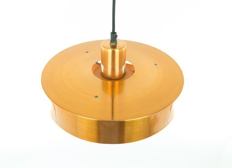 Copper Roulet Pendant By Jo Hammerborg For Fog & Mørup, 1960s photo buy