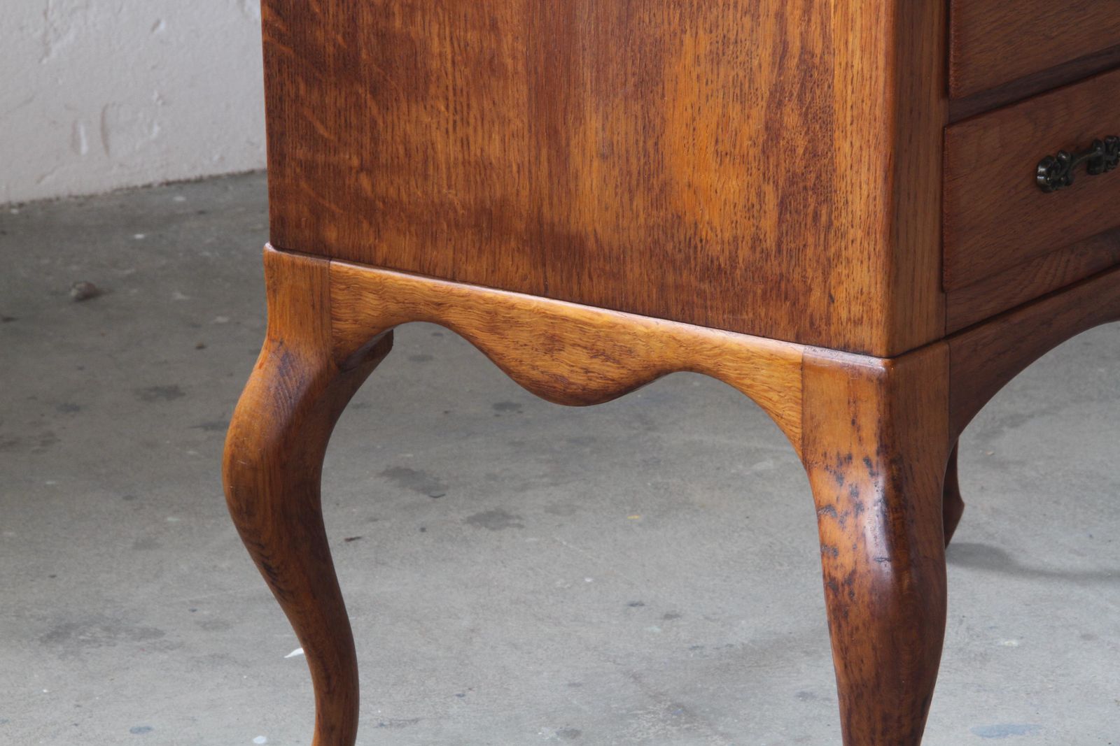 Danish 1960s Bedside/Nighstand 4 Drawer Dresser In Oak photo buy