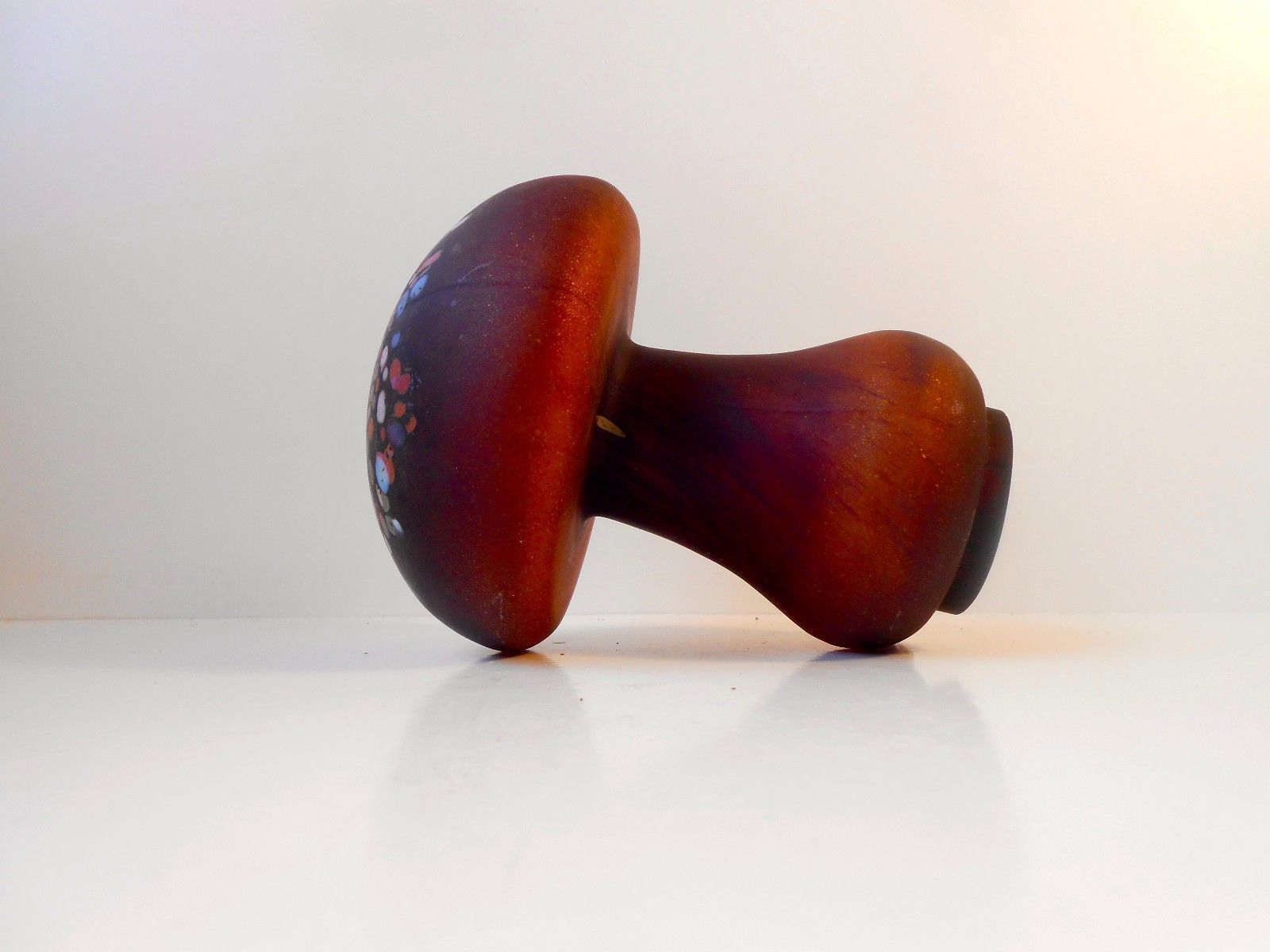 Swedish Mushroom Cloud Paper Weight By Monica Backström For Kosta Boda photo for sale