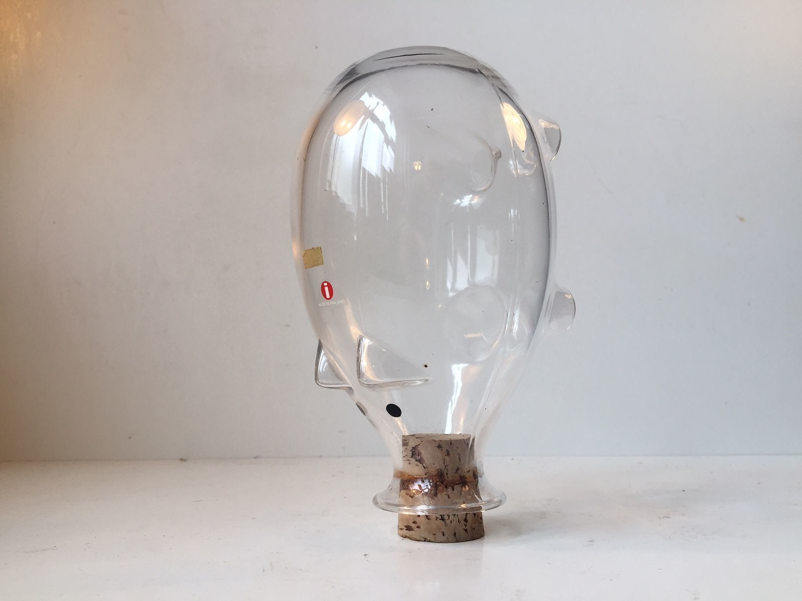 Modernist Finnish Pig Decanter By Valto Kokko For Iittala, 1980s photo furniture