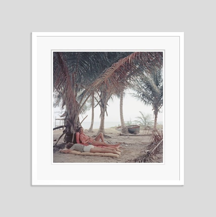 Slim Aarons 'Marsha Gayle' Framed White photo furniture