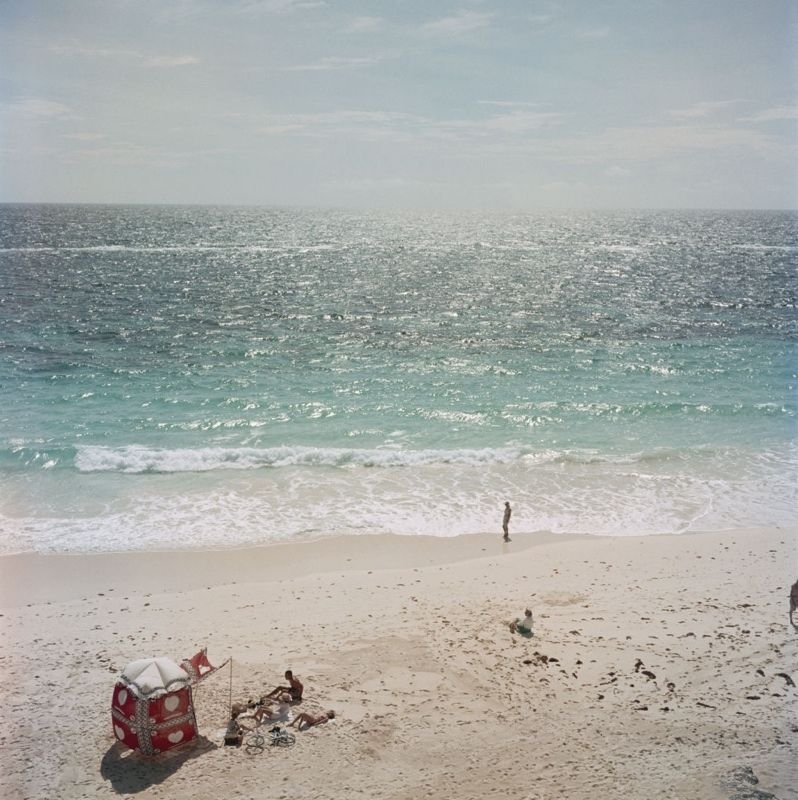Slim Aarons 'Andros Island' Framed White