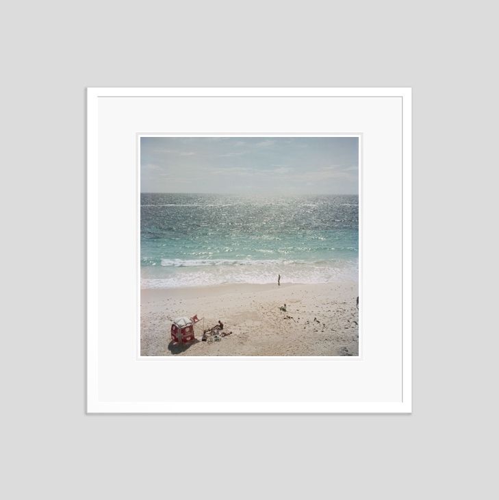 Slim Aarons 'Andros Island' Framed White photo furniture