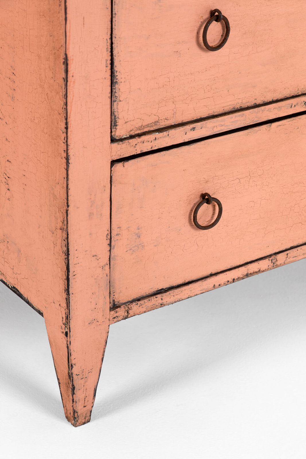 Pair Of Pink Spanish Chests Of Drawers photo vintage