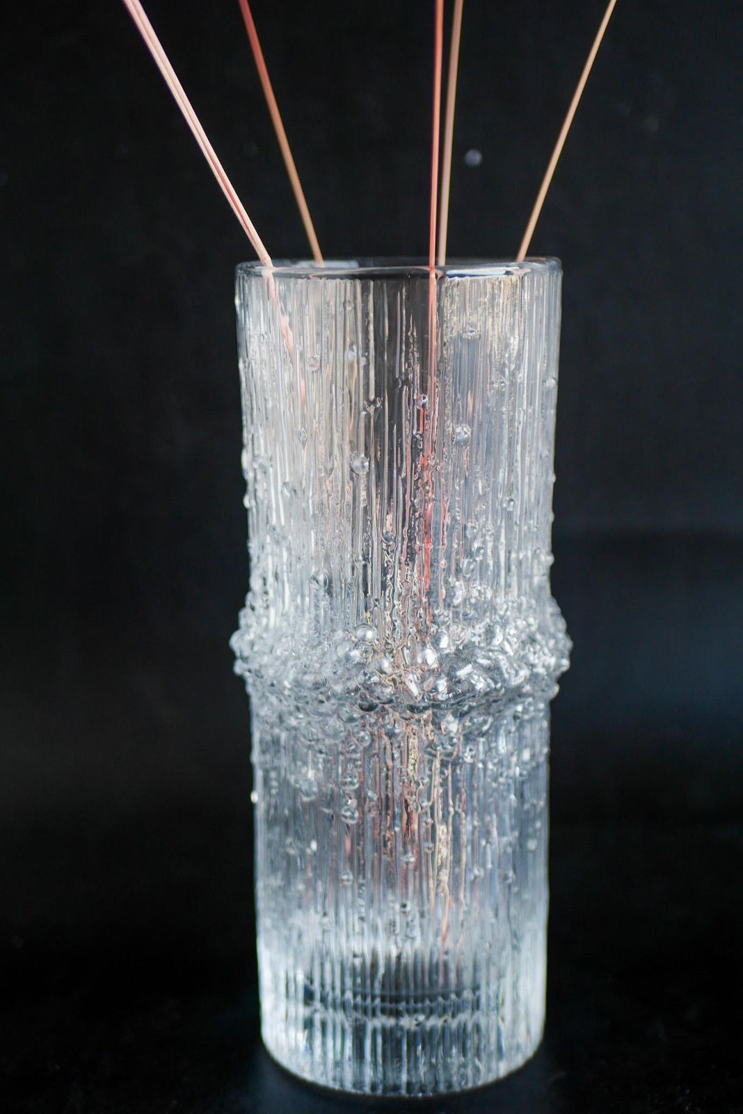 Finnish Art Glass Vase, Known As “Niva”, Made By Tapio Wirkkala For Iittala photo Home Decor