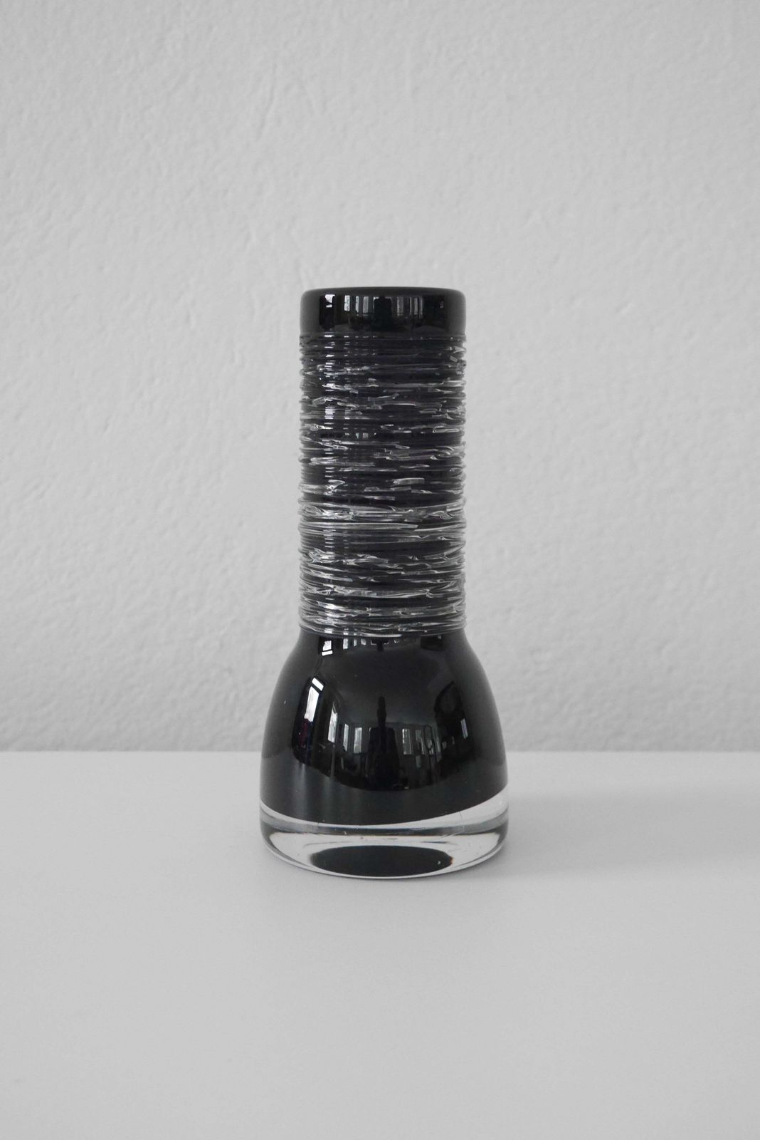 Purple Glass Vase By Bengt Edenfalk For Skruf, Sweden, 1970s, Signed And Dated photo buy