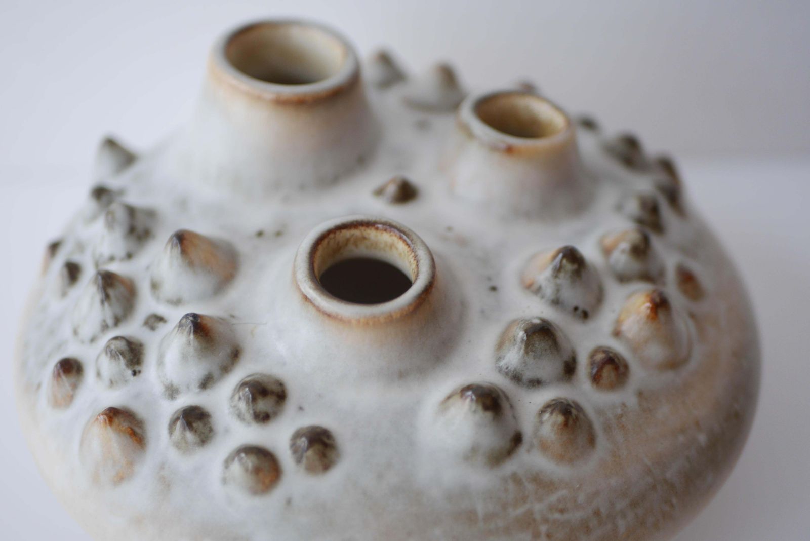 Organische 'Sea Urchin' Vaas Van Einar Johansen Voor Soholm, Denemarken photo Woonaccessoires