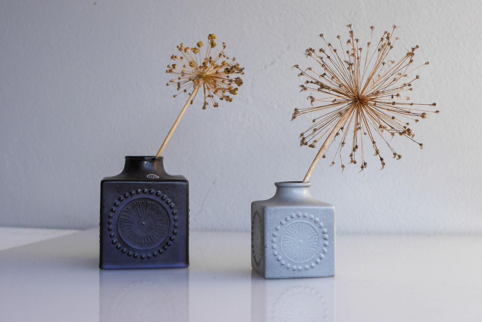 Pair Of Vases By Göran Andersson For Upsala Ekeby, Sweden, 1960s photo Home Decor