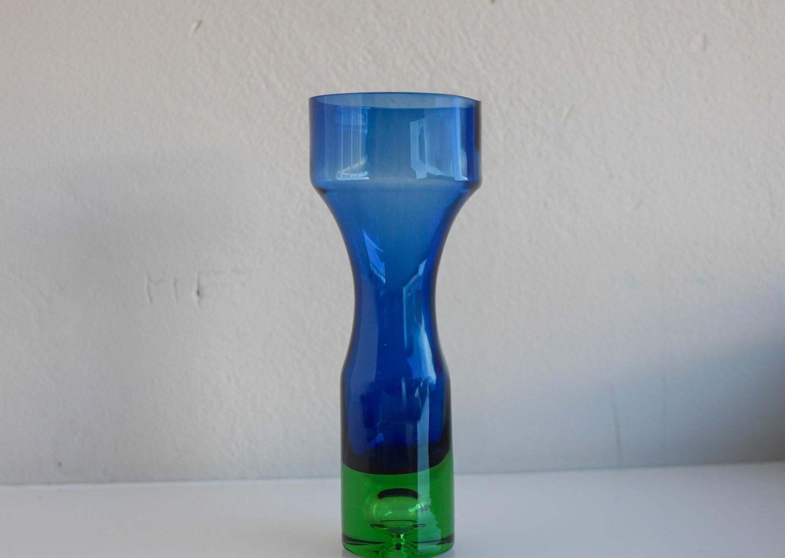 photo furniture Blue And Green Glass Vase By Bo Borgström For åseda, Sweden