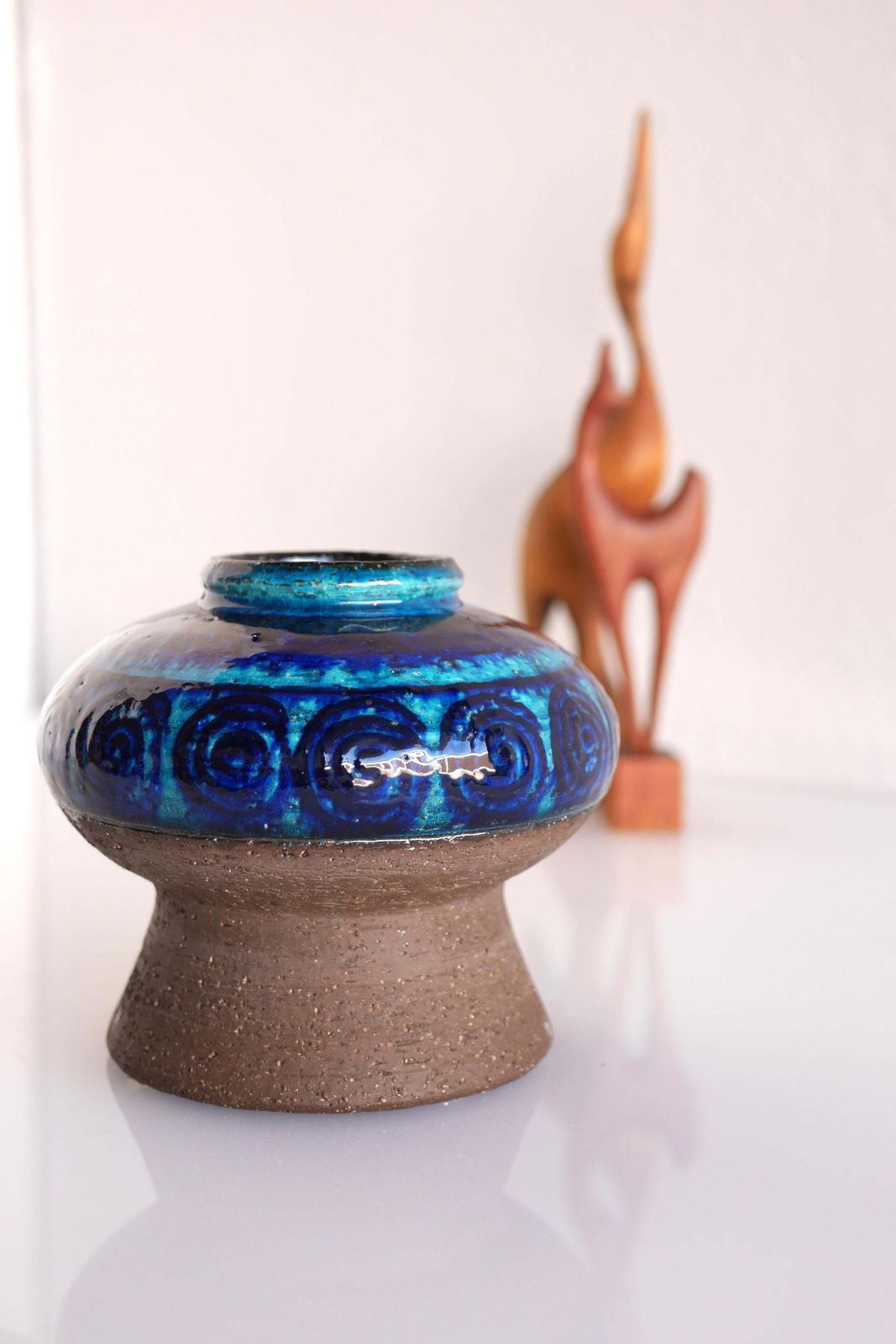 Modernist, Earthenware Ceramic Vase By Inger Persson For Rörstrand, Sweden photo buy