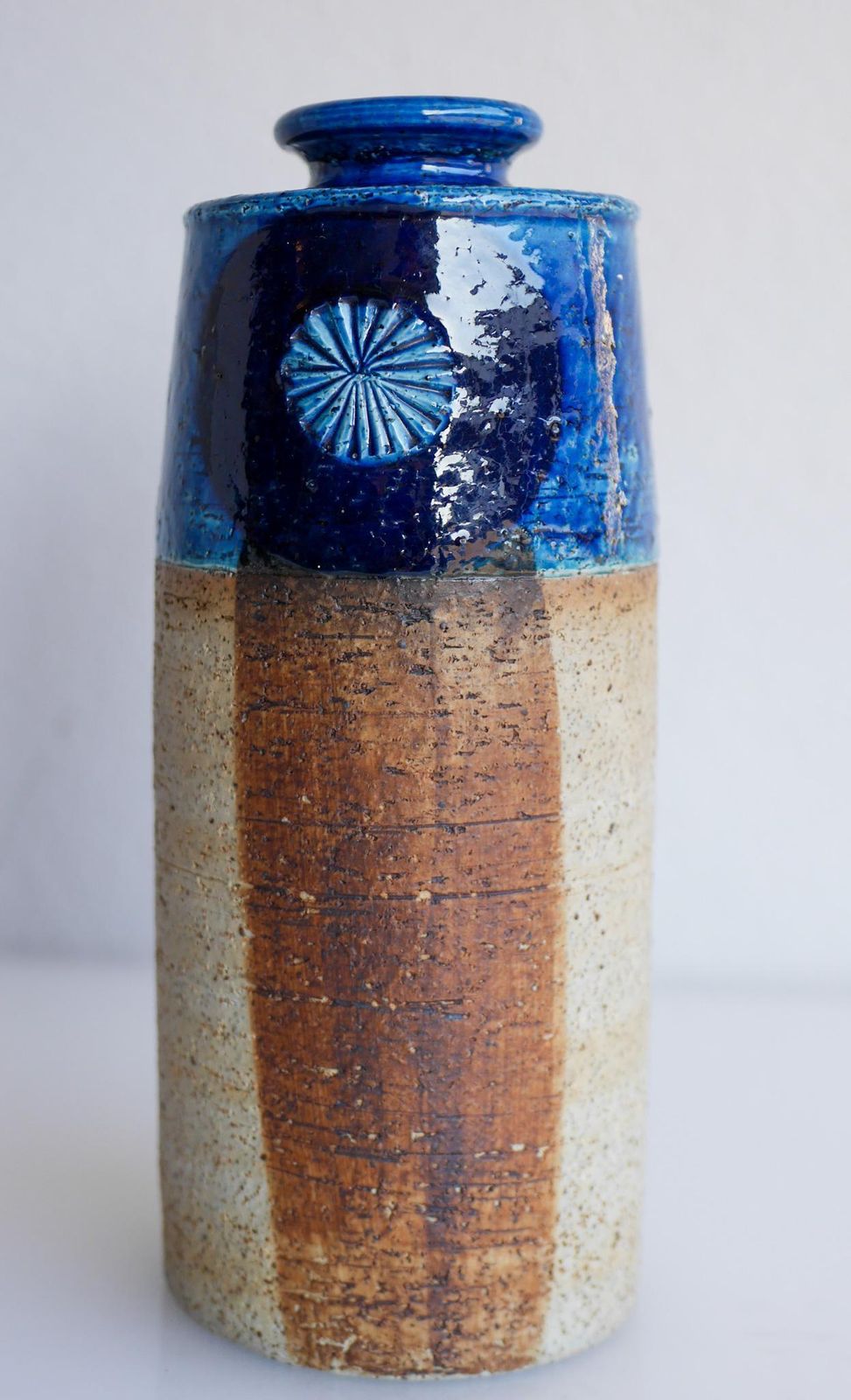 Modernist Art Pottery Vase By Inger Persson For Rörstrand, Sweden photo for sale