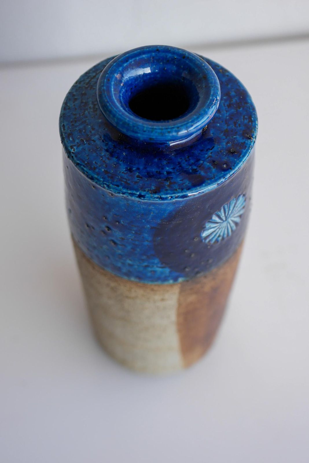 Modernist Art Pottery Vase By Inger Persson For Rörstrand, Sweden photo vintage