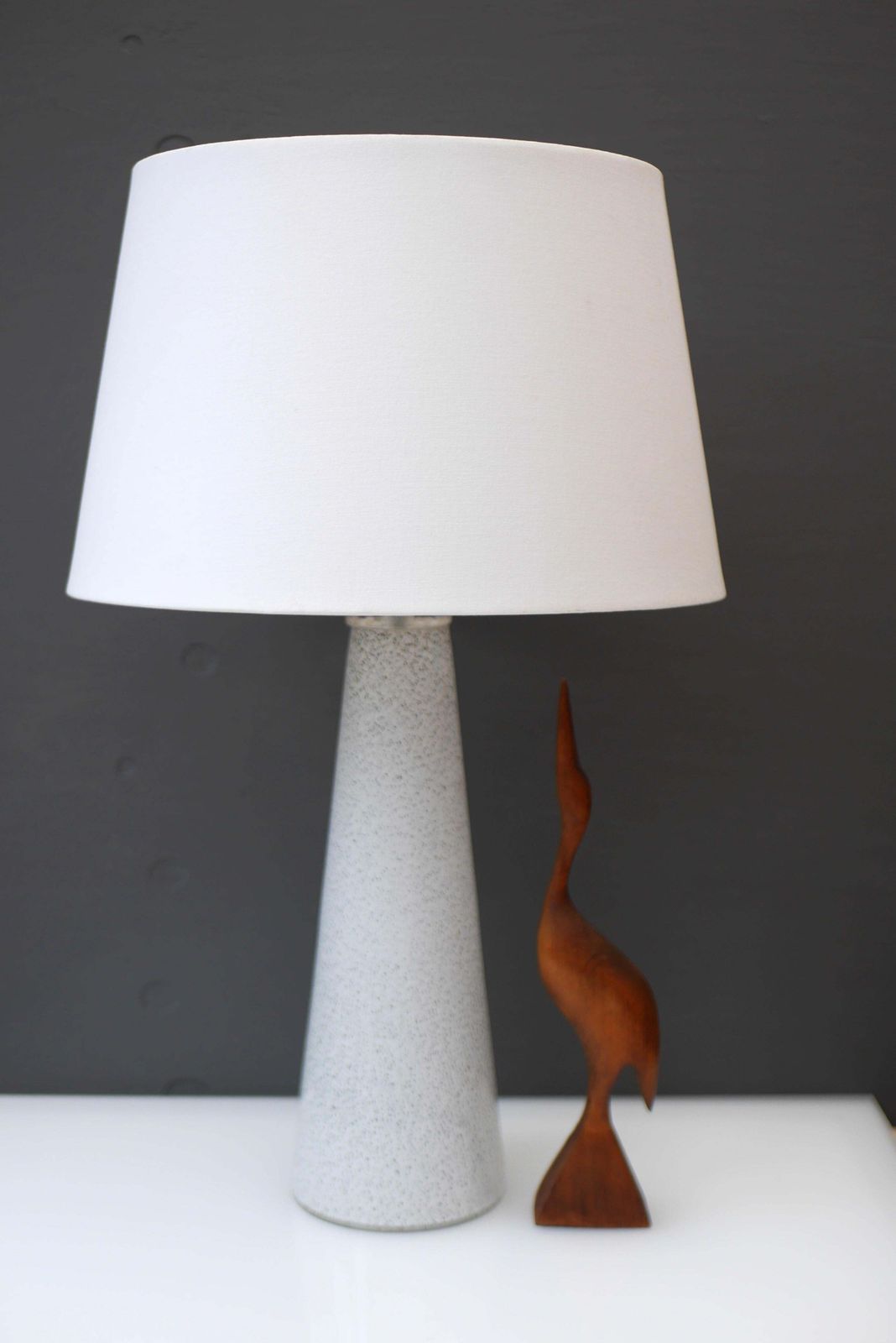 Elegante Glazen Tafellamp Van Bengt Orup Voor Hyllinge Glasbruk, Zweden photo buy
